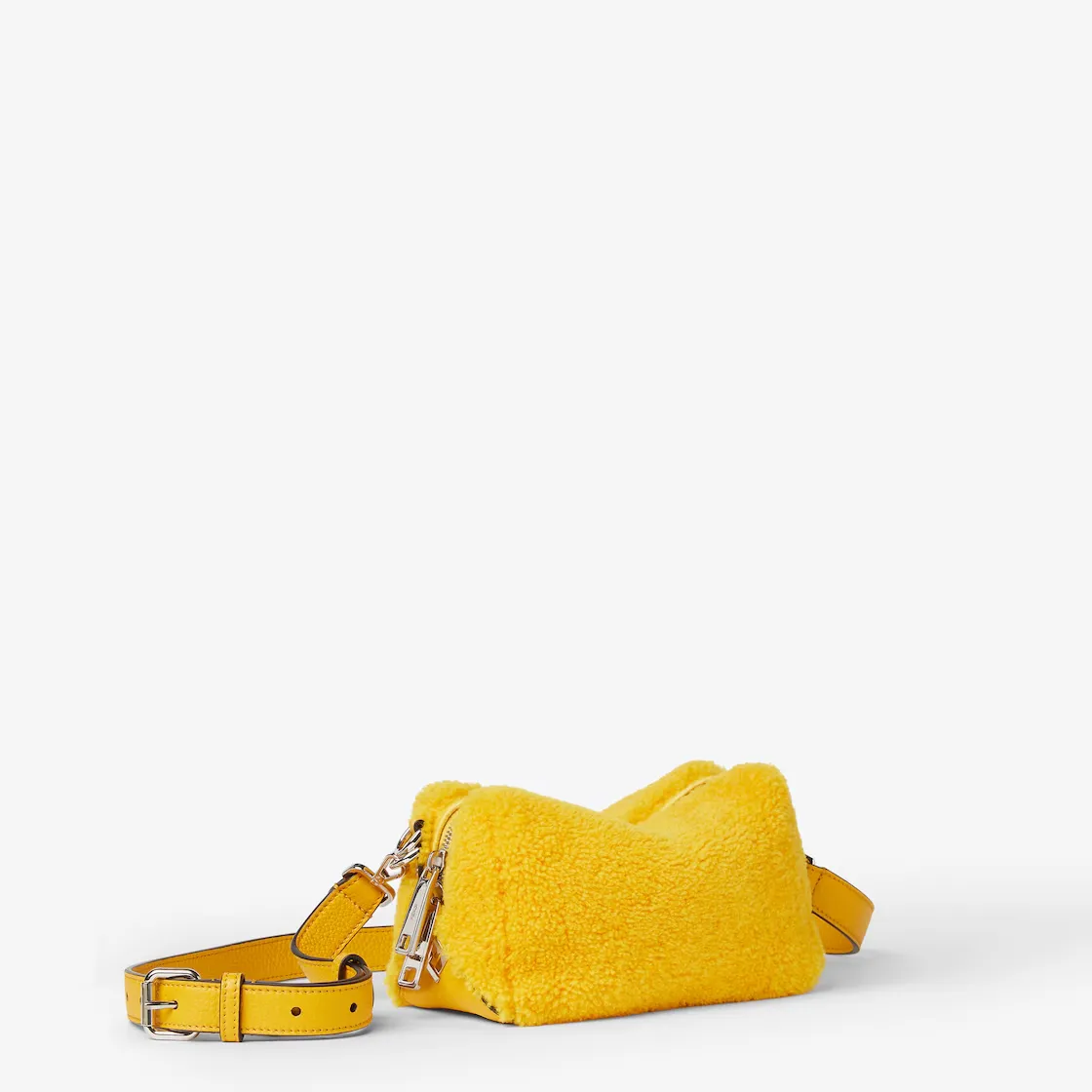 Sac à bandoulière Fendi Lui Small Fourrure jaune-influensse
