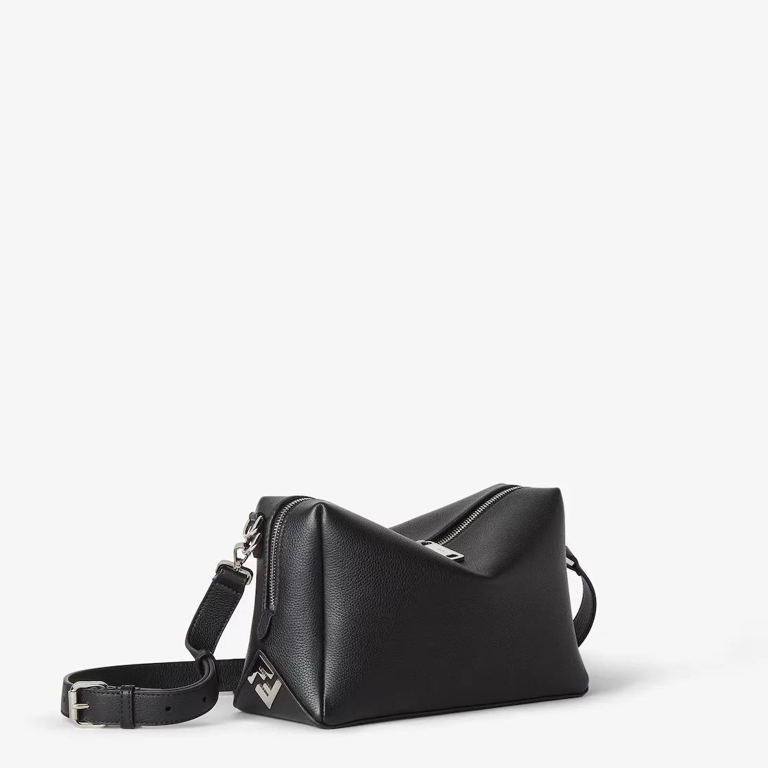 Sac à bandoulière Fendi Lui Medium cuir noir-influensse