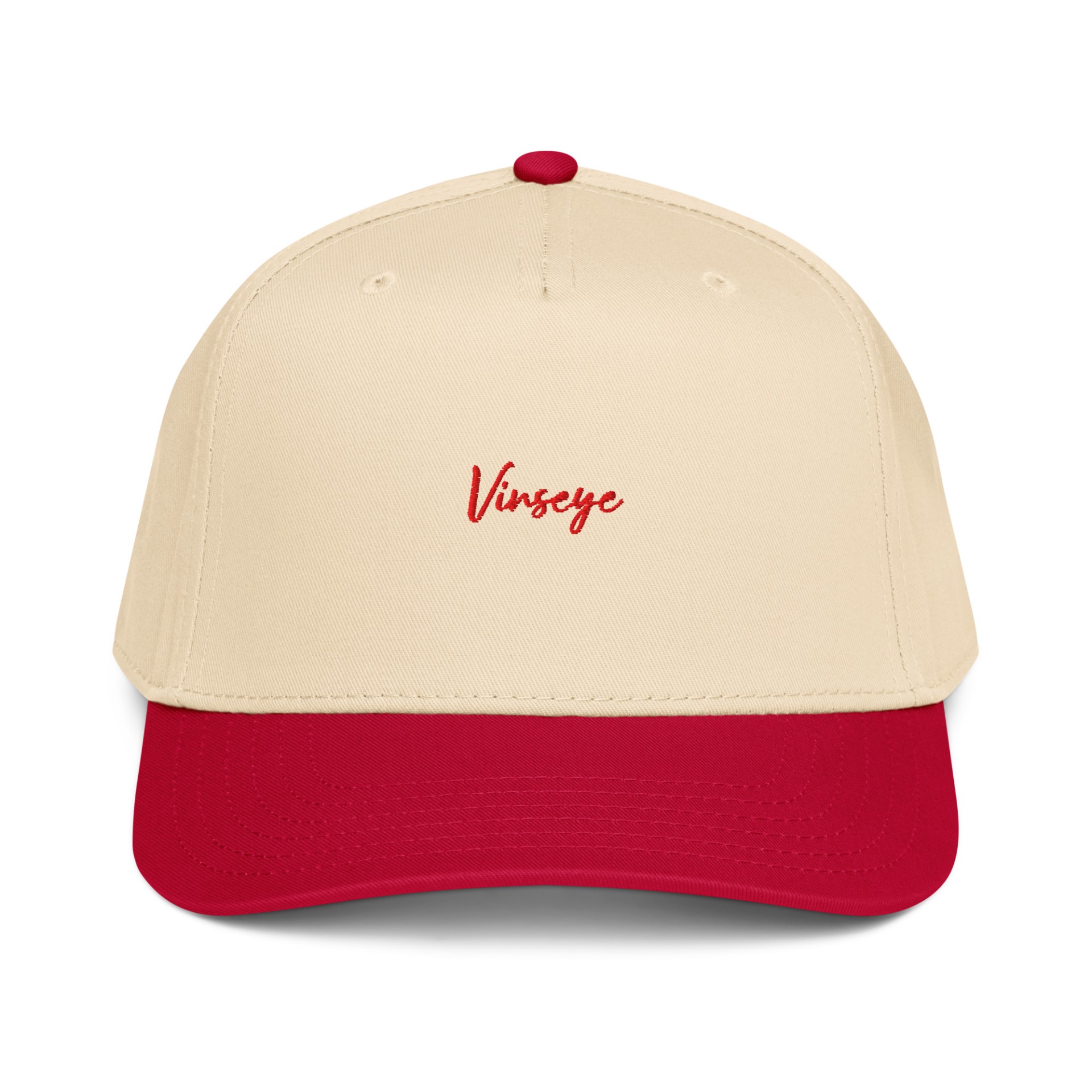 Casquette baseball Buttercell signature natural rouge Vinseye-influensse