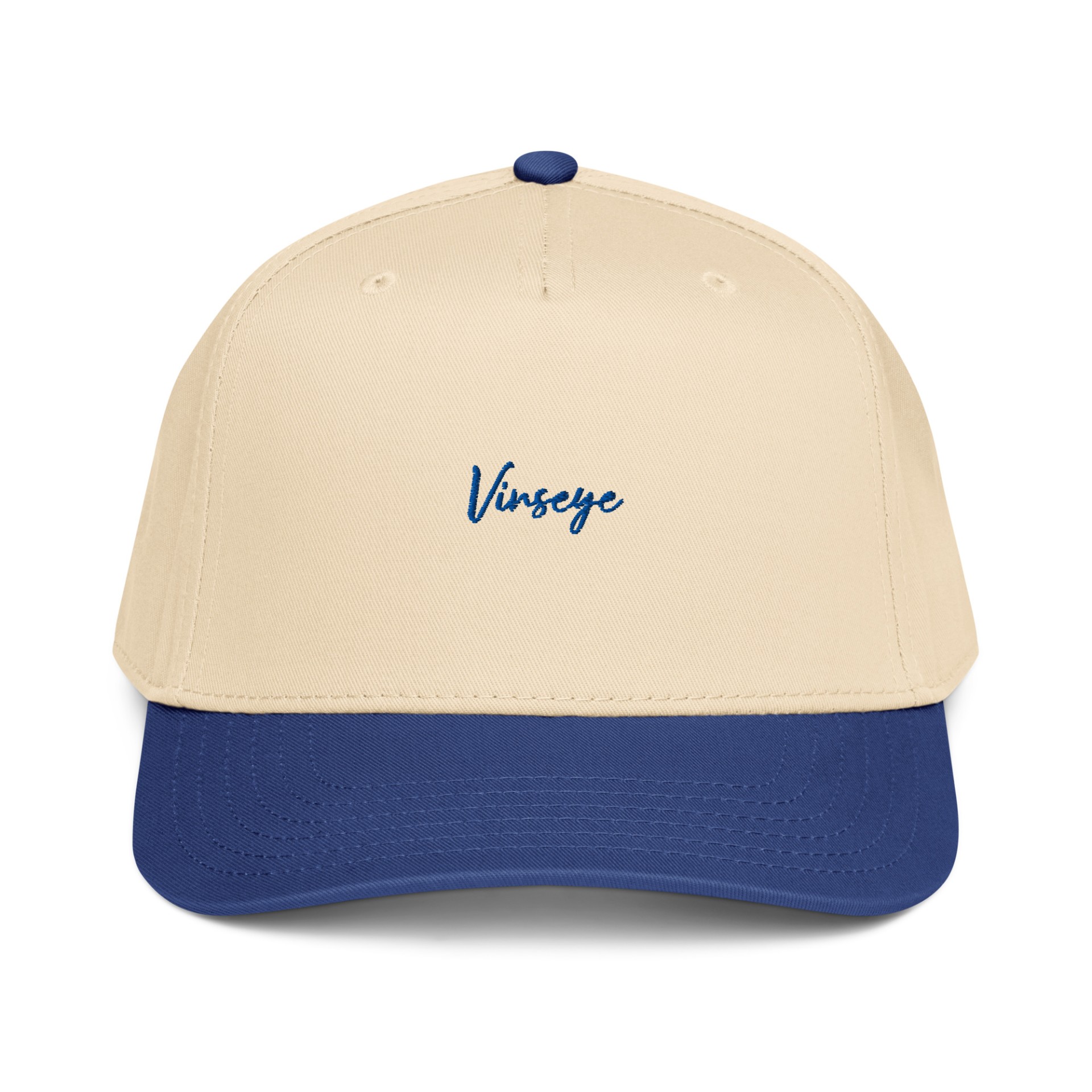 Casquette baseball Buttercell signature natural bleu Vinseye-influensse