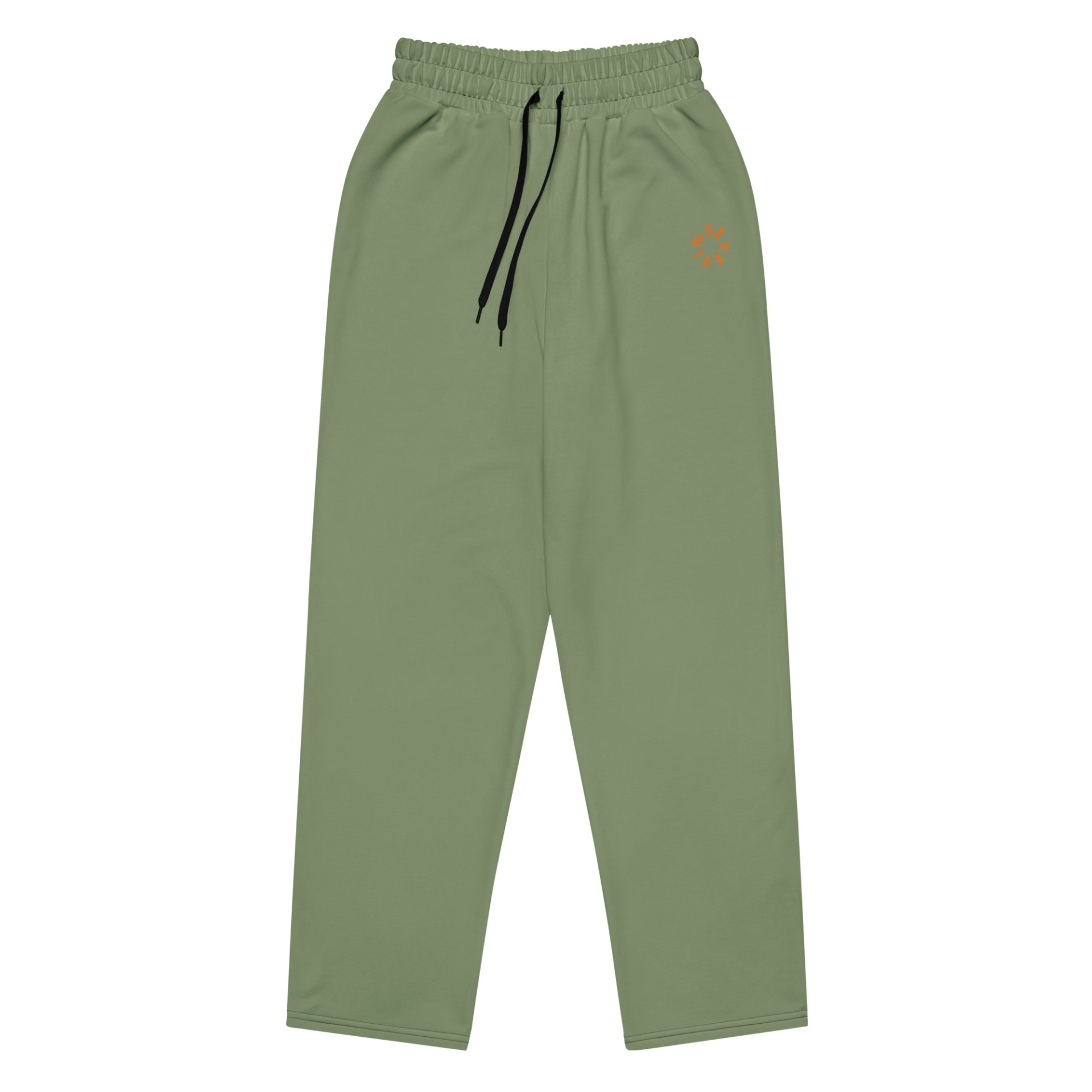 Pantalon survêtement large logo Circle camo green vinseye-influensse