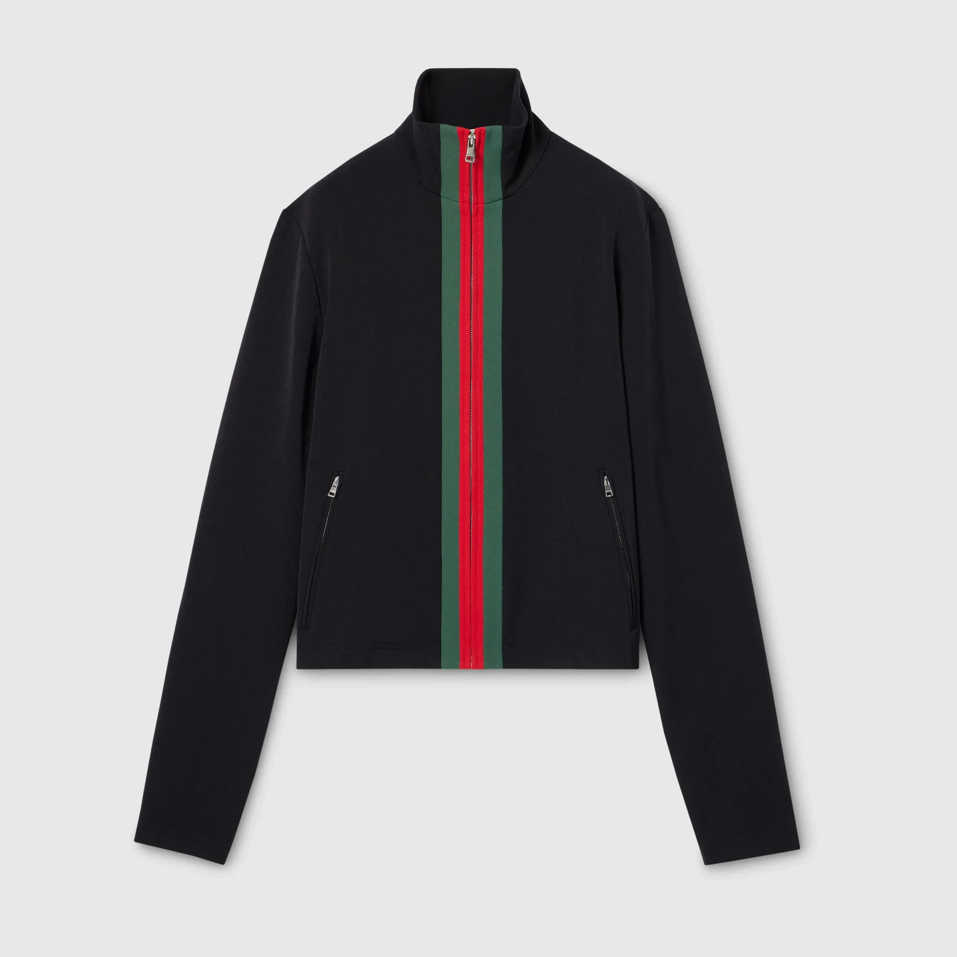 Survêtement Bande Web nylon stretch noir Gucci-influensse