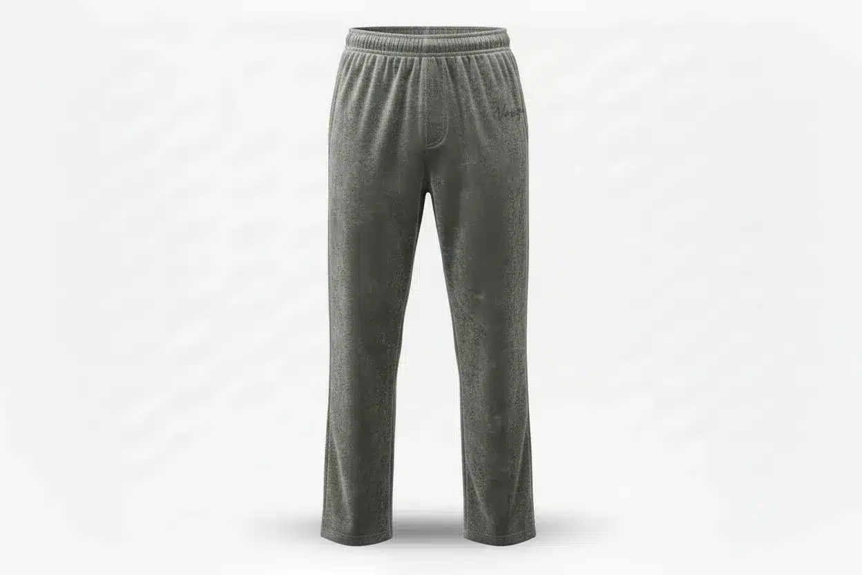 Pantalon Velours Stretch gris Vinseye-influensse