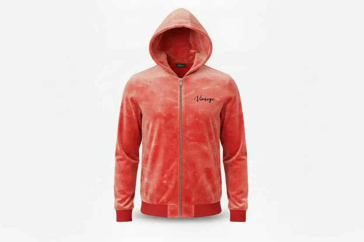 Veste à Capuche Velours froly Vinseye-influensse