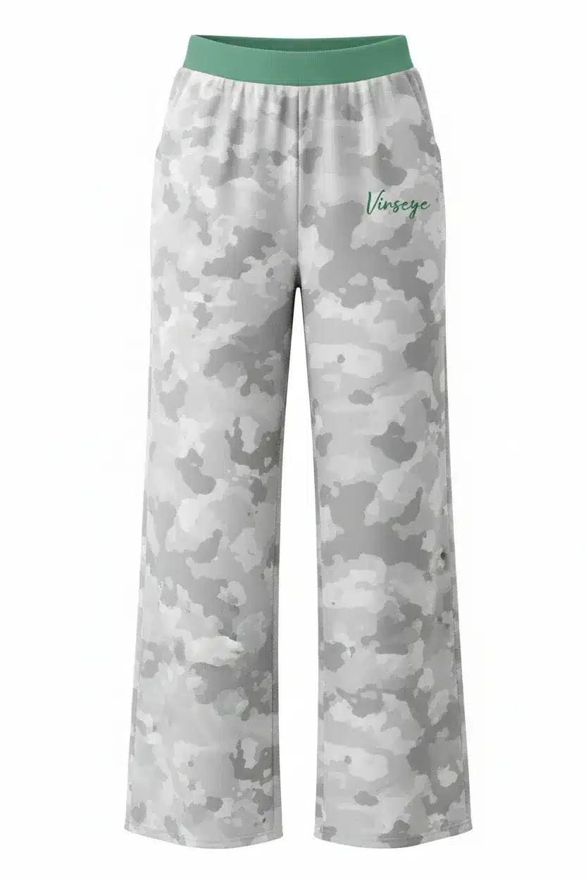 Pantalon Velours Stretch camo blanc tara Vinseye-influensse
