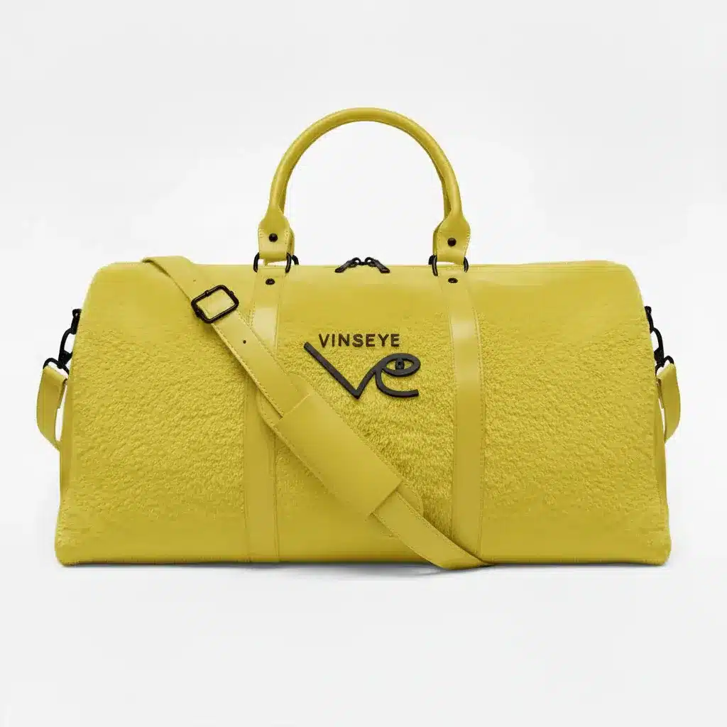 Sac de Voyage fourrure jaune Palladium Vinseye-influensse