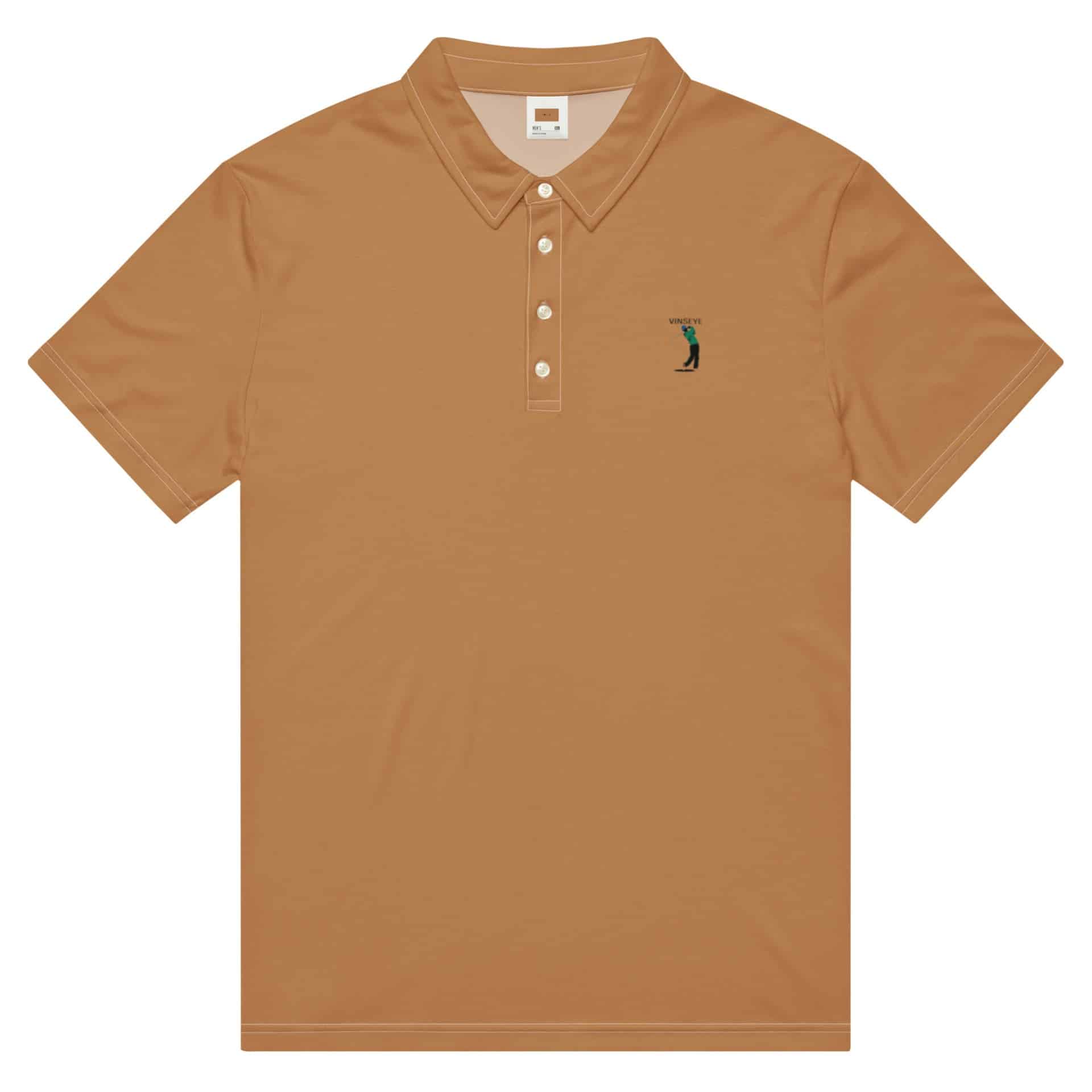 Polo cintré homme Street golfer Nude Vinseye-influensse