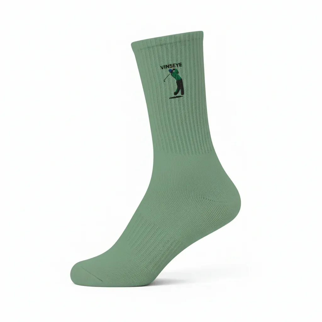 Chaussettes brodées Street Golfer tara Vinseye-influensse