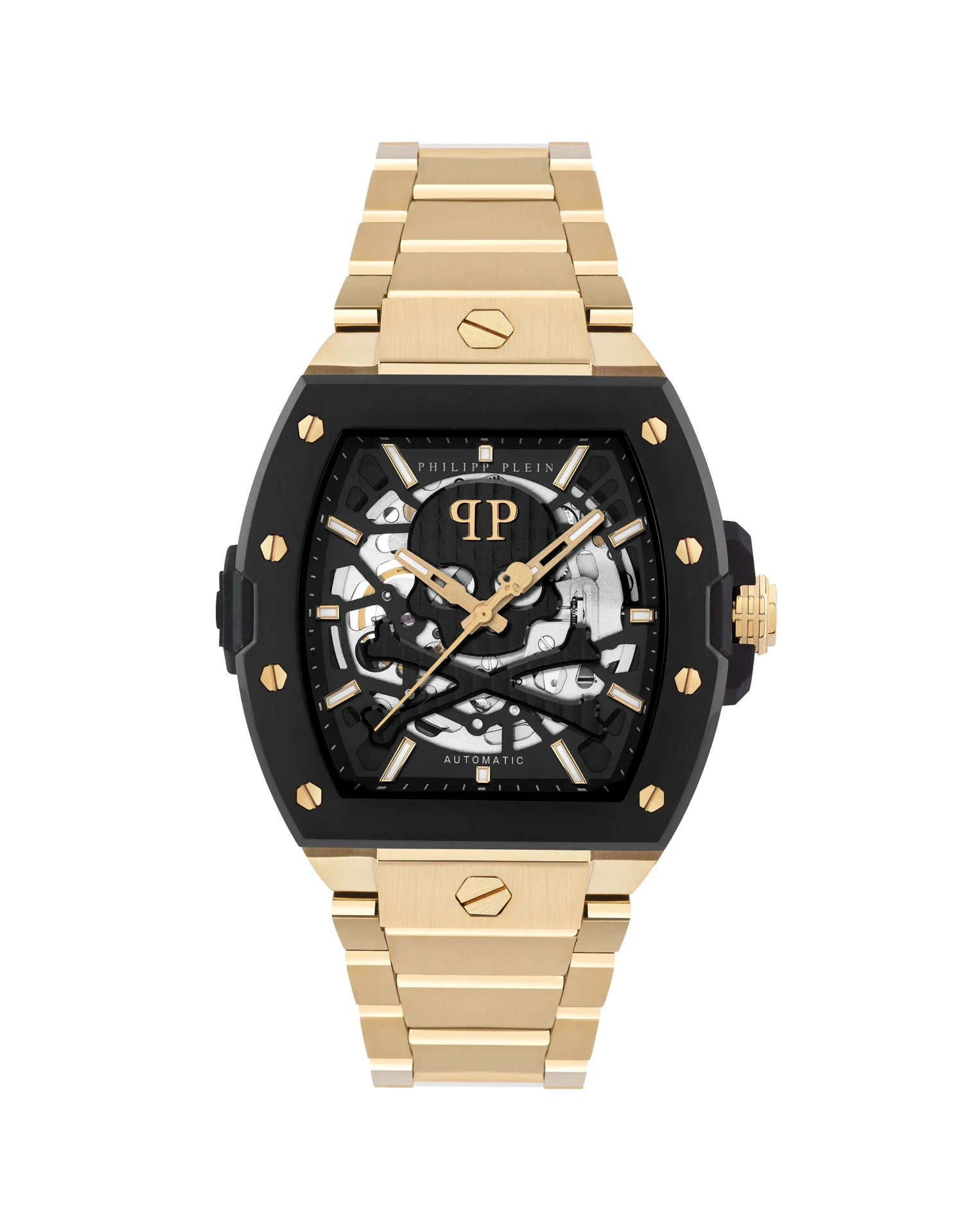 Montre $keleton 2.0 or noir Philipp Plein-influensse