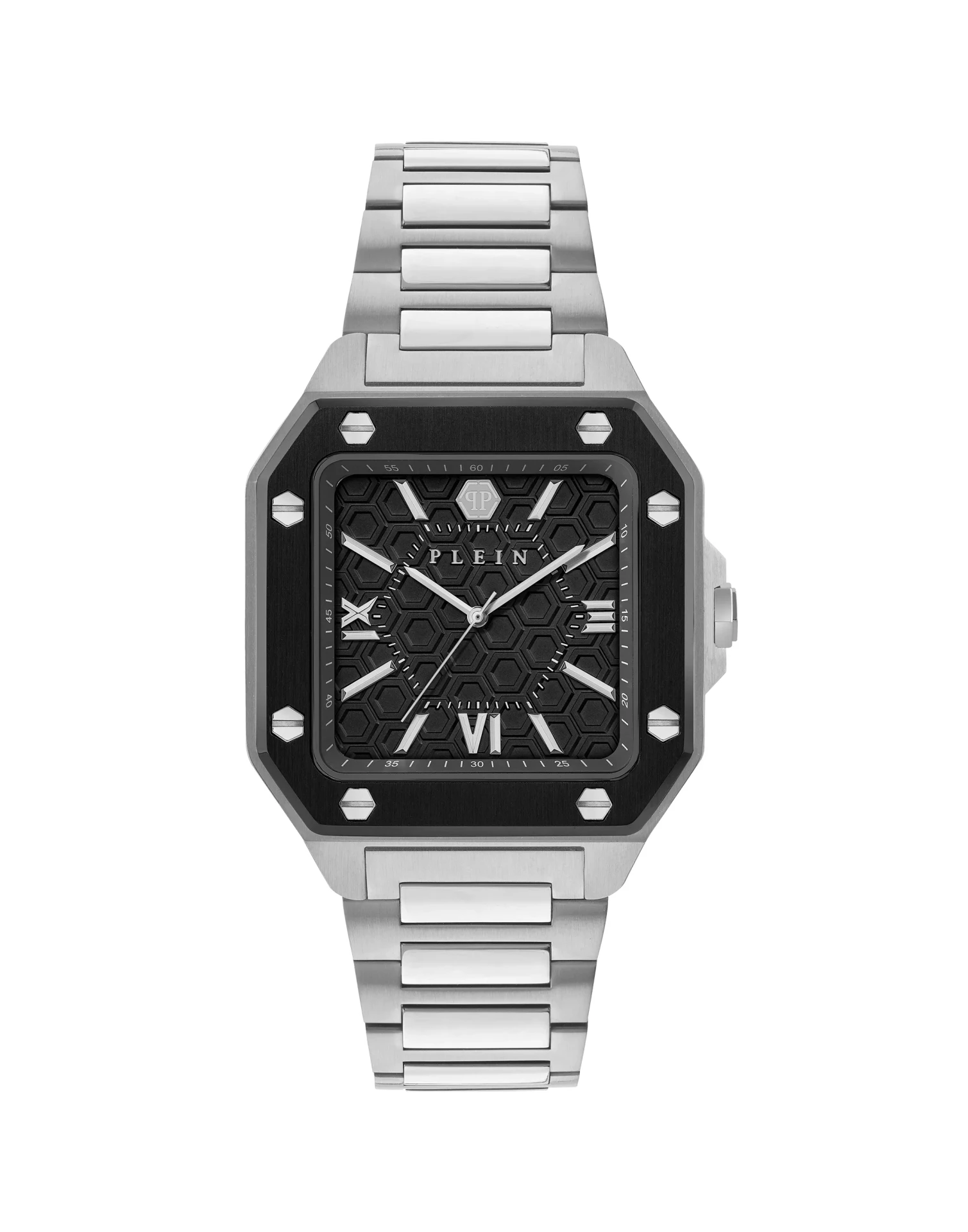 Montre Plein Edge argent noir Philipp Plein-influensse