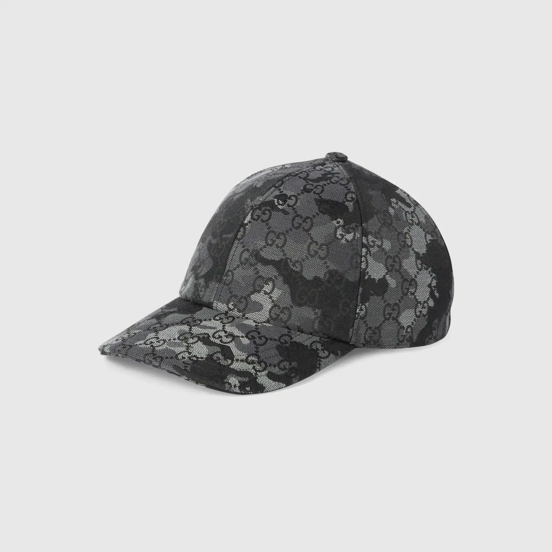 Casquette Toile GG camo gris noir Gucci-influensse