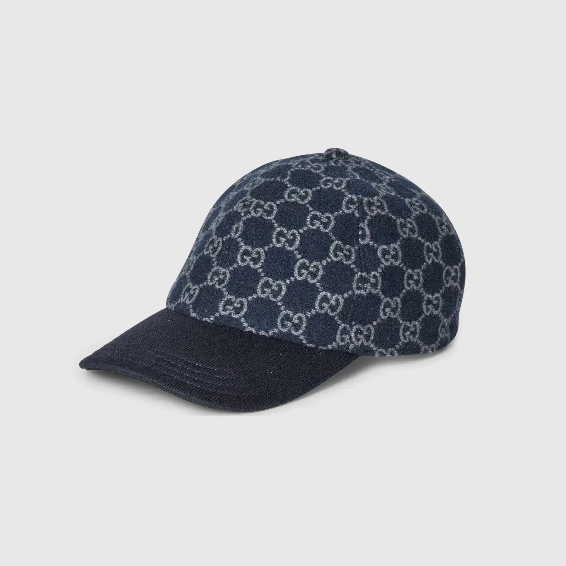 Casquette baseball Tissu maille GG bleu Gucci-influensse