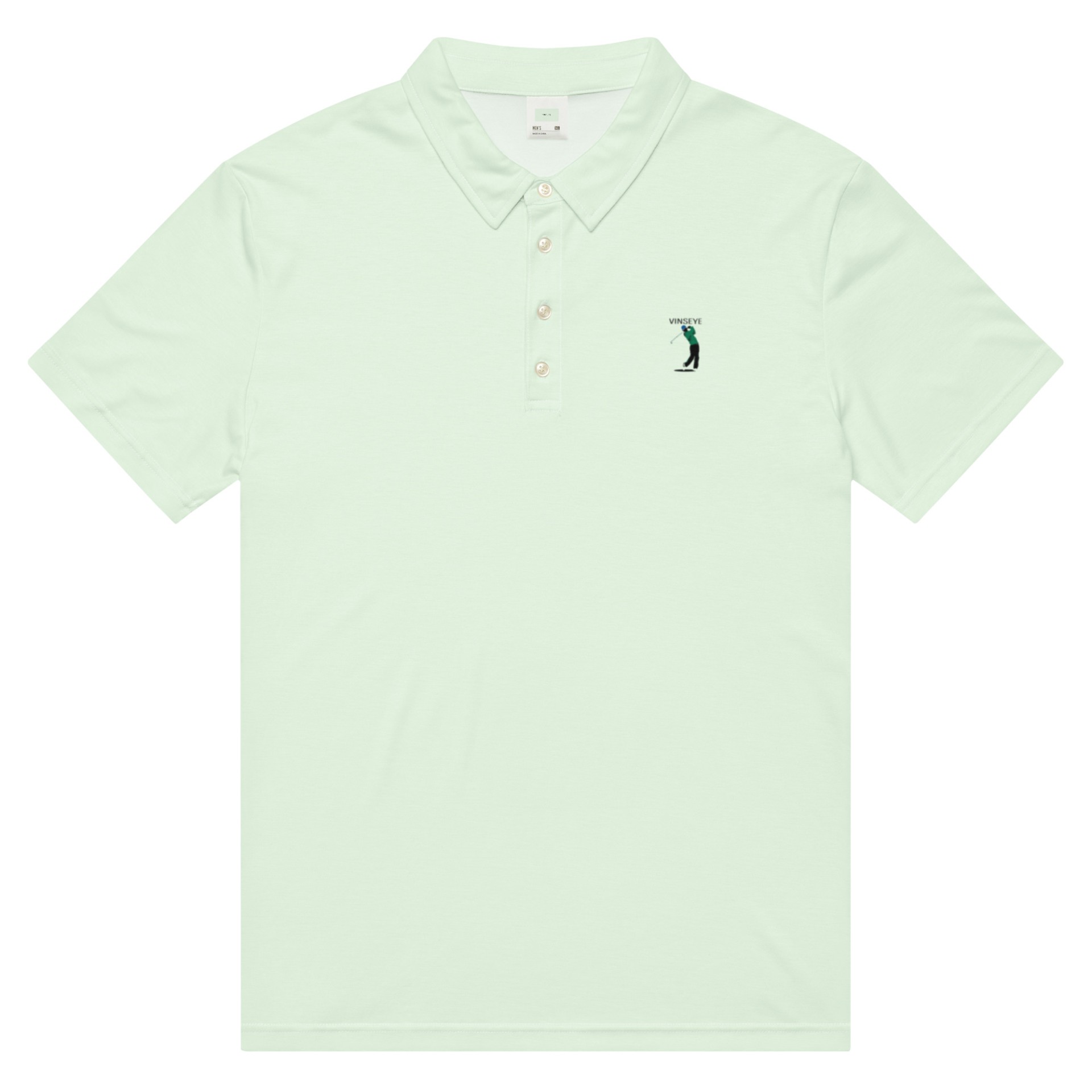 Polo cintré homme Street golfer honeydew Vinseye-influensse