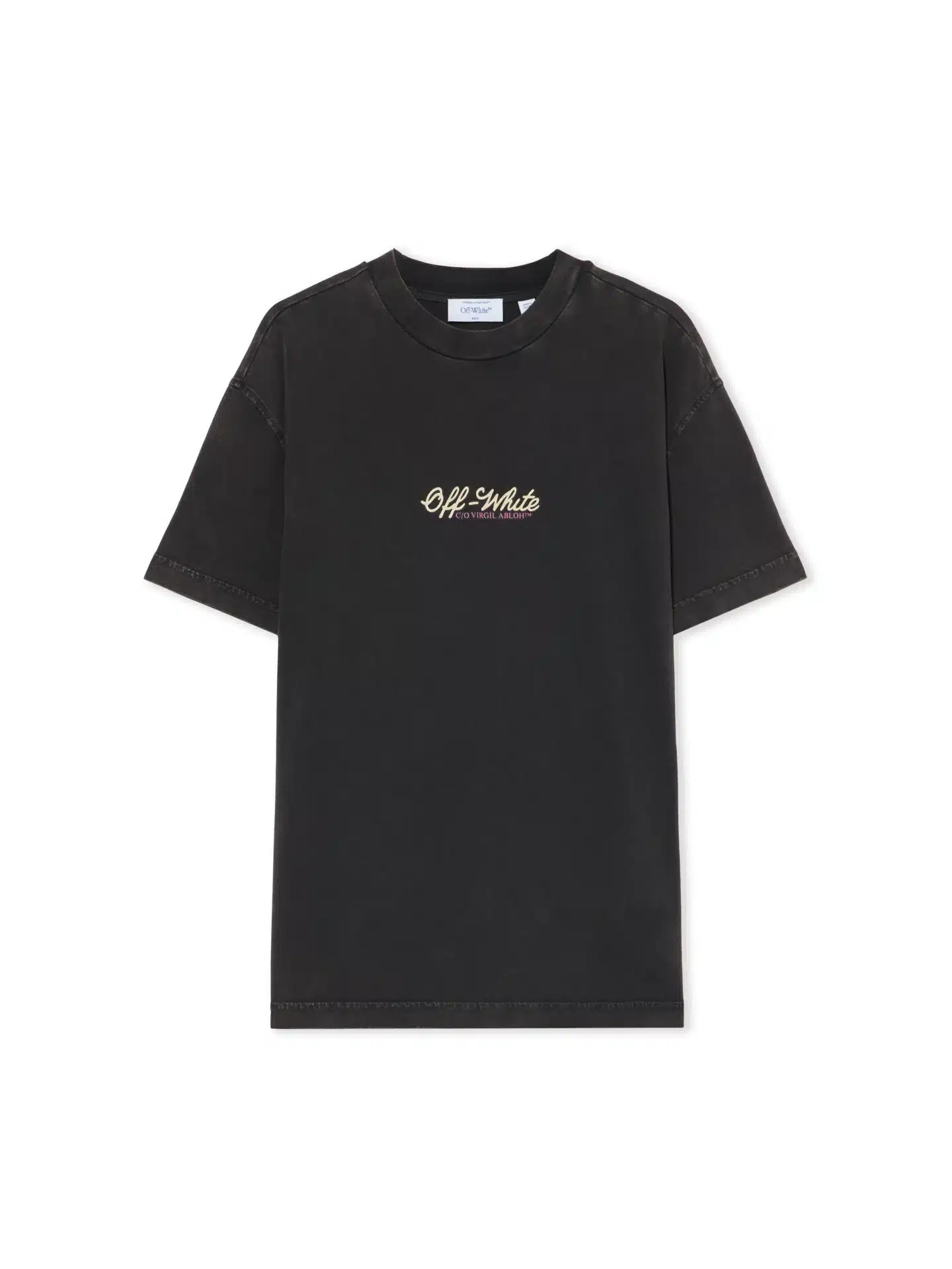 T-shirt Royal Jewels noir marbre citron glacé Off-White-influensse
