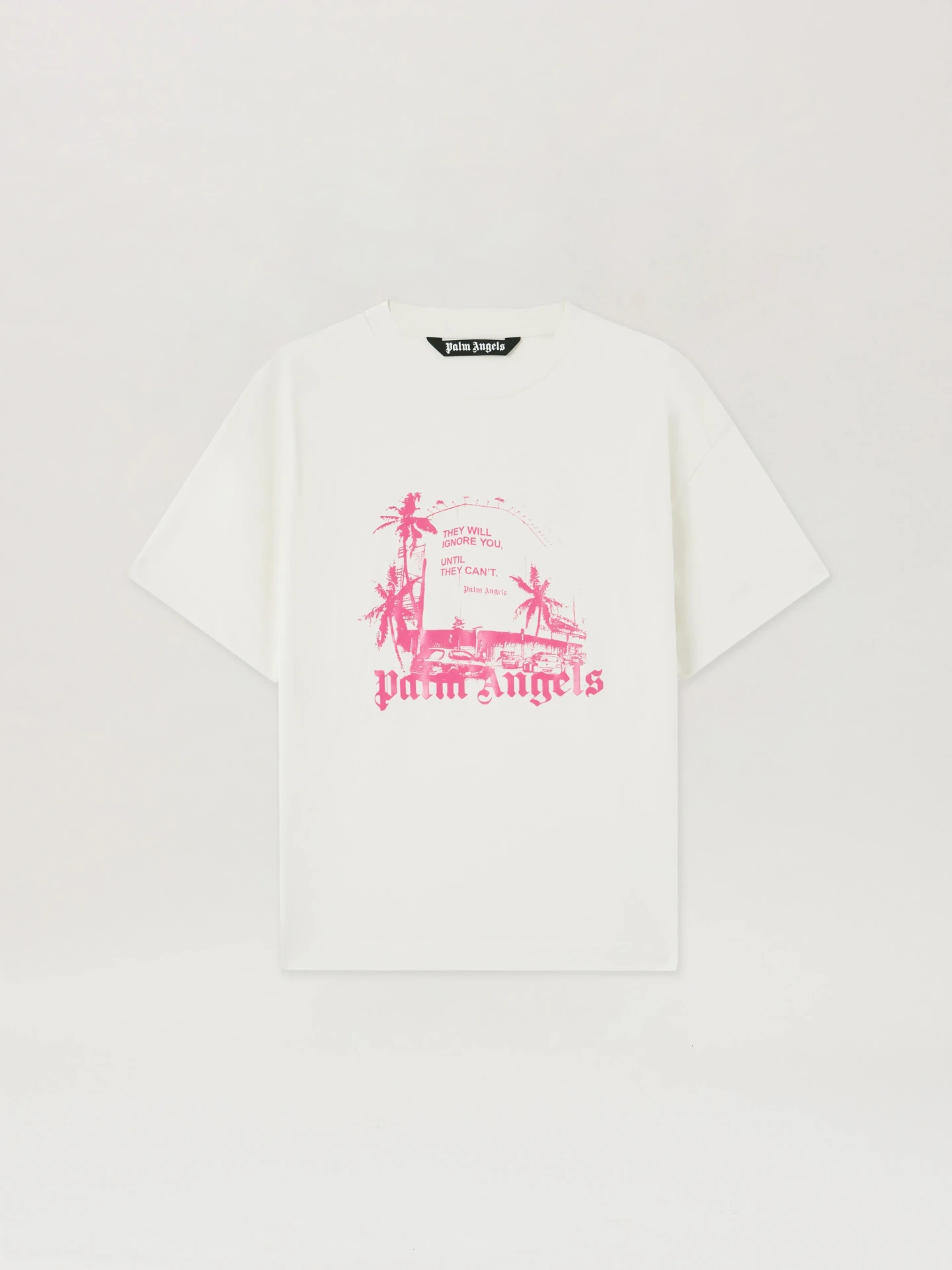 T-shirt Palm Statement blanc Palm Angels-influensse