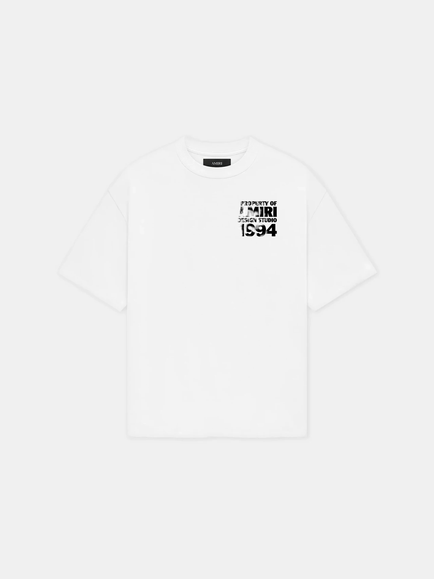 T-shirt oversize Design Studio blanc Amiri-influensse
