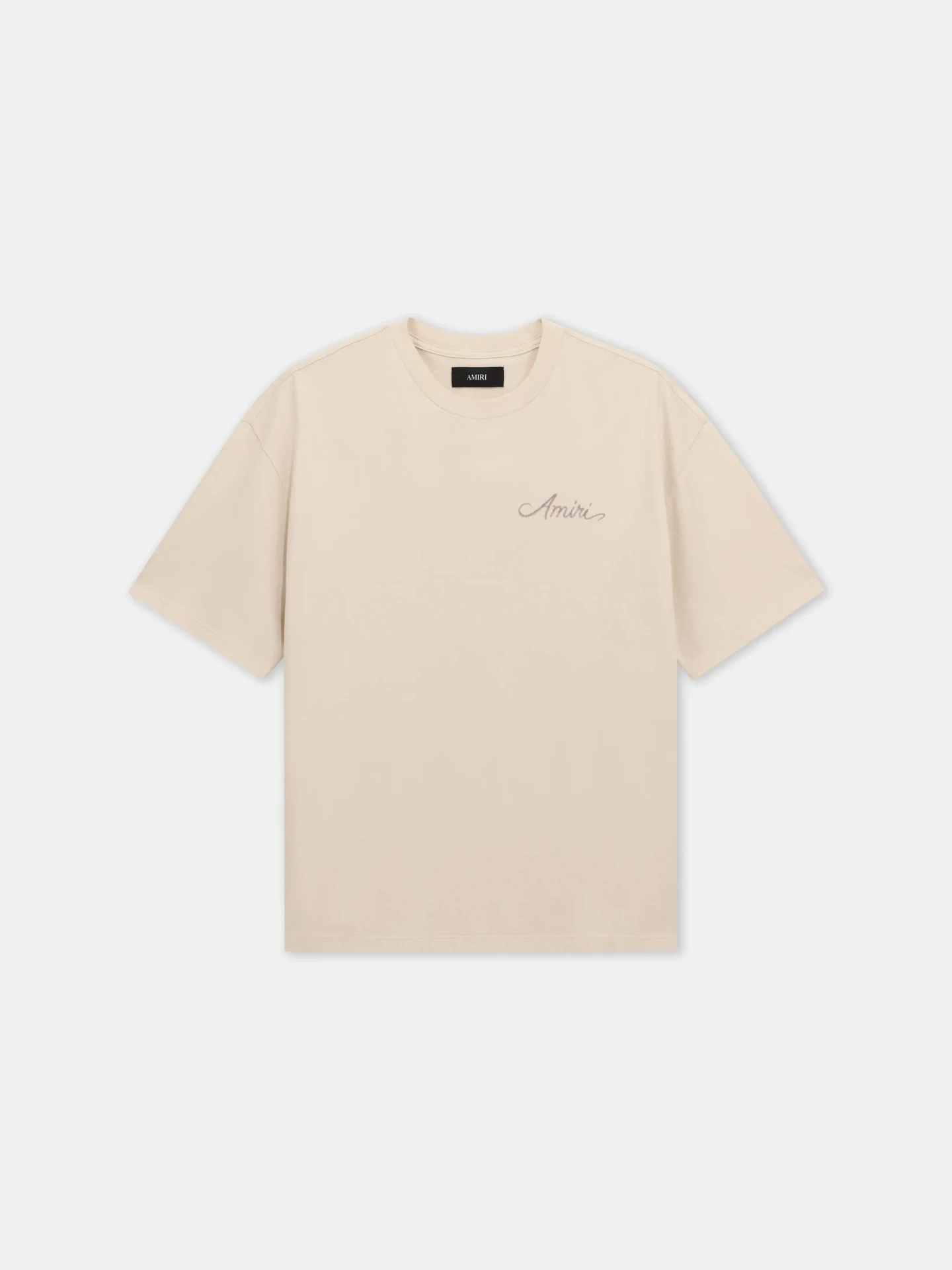 T-shirt oversize Damier MA Quad albâtre Amiri-influensse