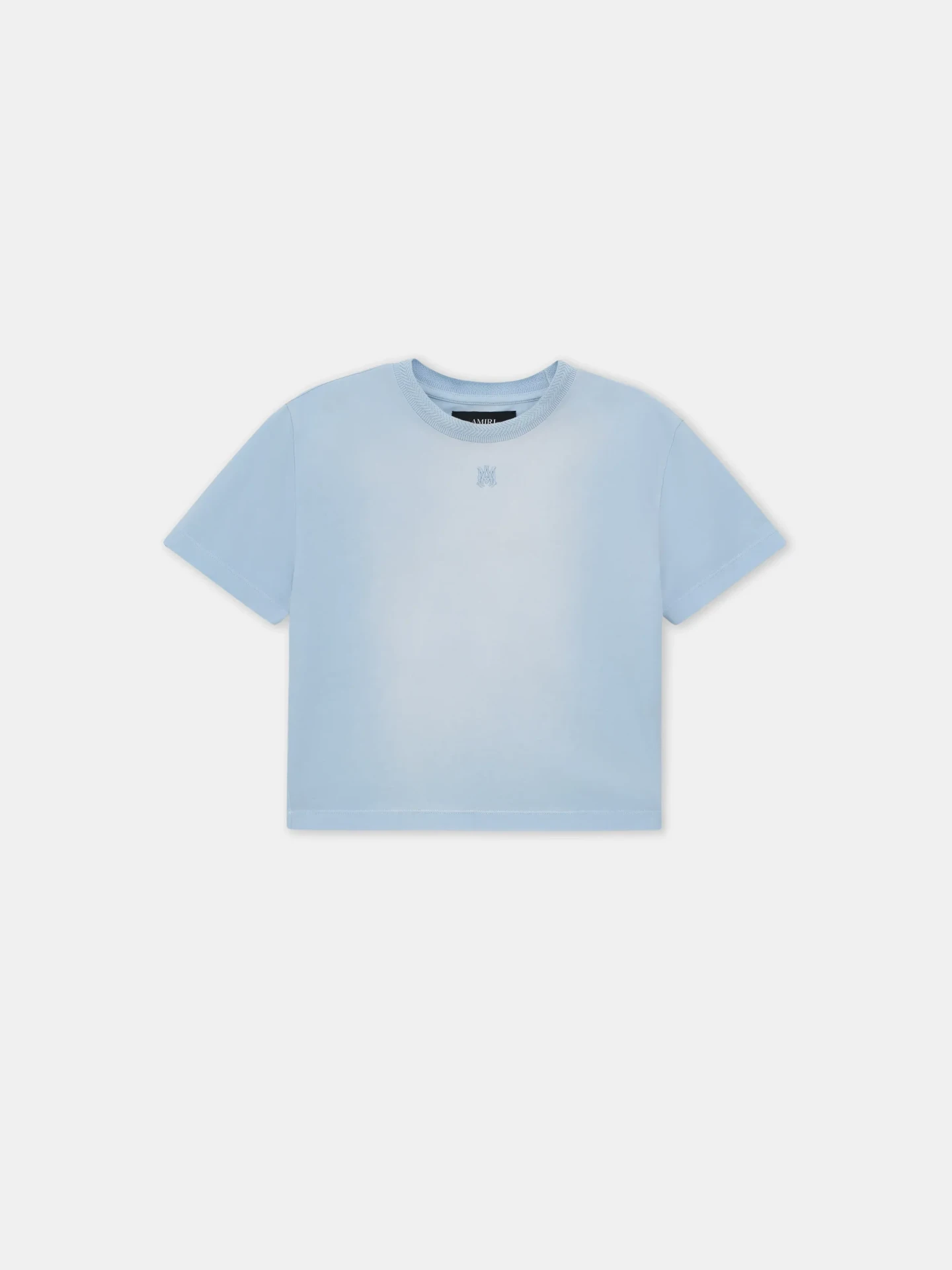 T-shirt de luxe MA Baby bleu ciel Amiri-influensse
