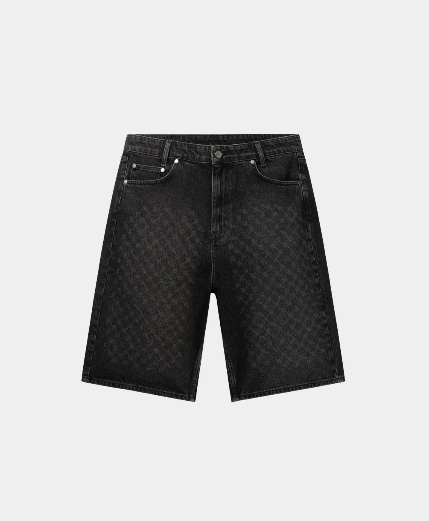 Short denim Laser monogram noir Daily Paper-influensse