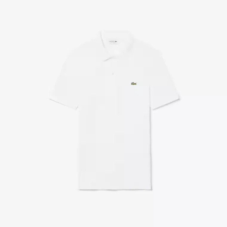 Polo L.12.12 Original slim fit blanc Lacoste-influensse