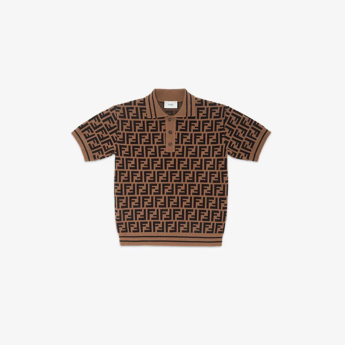 Polo Junior FF maille multicolore Fendi-influensse