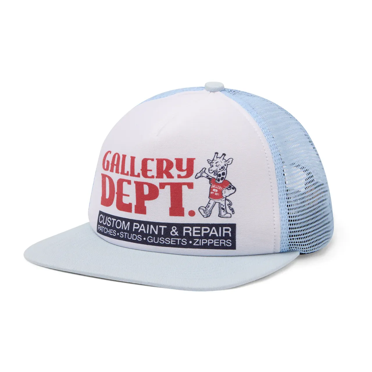 Casquette trucker Paint And Repair bleu clair blanc Gallery Dept.-influensse