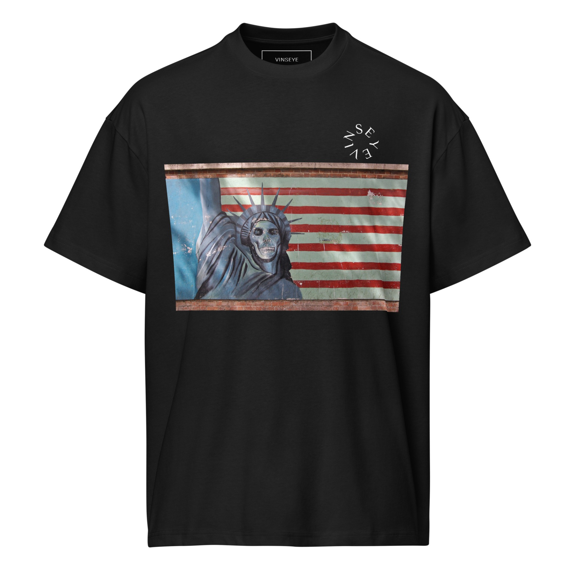 Tee-shirt Determined Iranian noir Vinseye-influensse