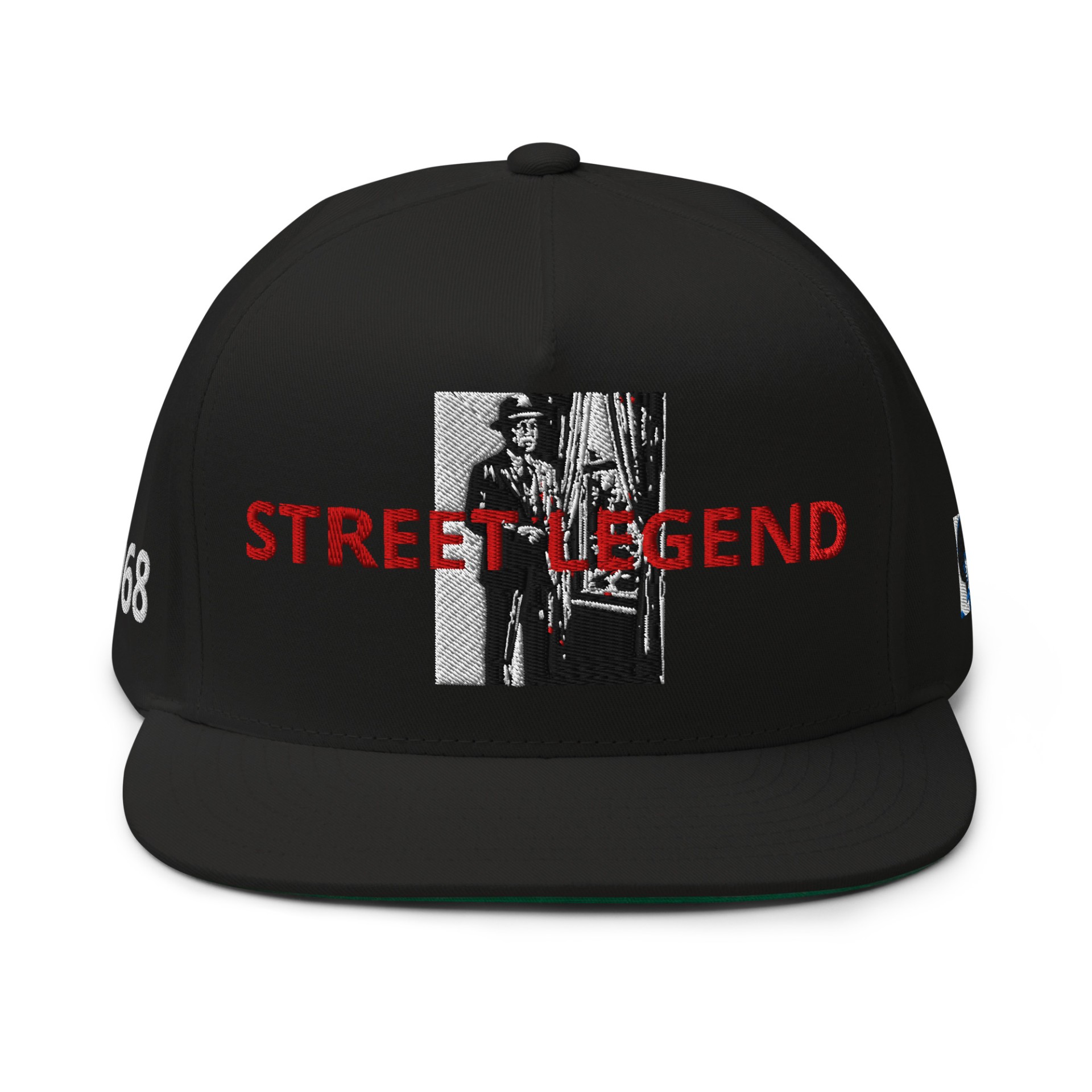 Casquette visière plate Black Mafia Street Legend noir Vinseye-influensse