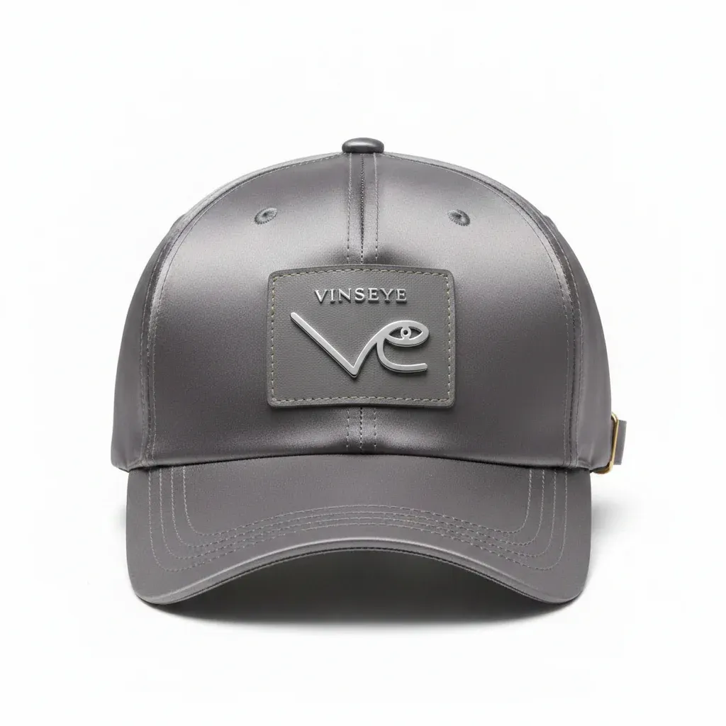 Casquette Soie Streetwear Luxe gris Vinseye-influensse