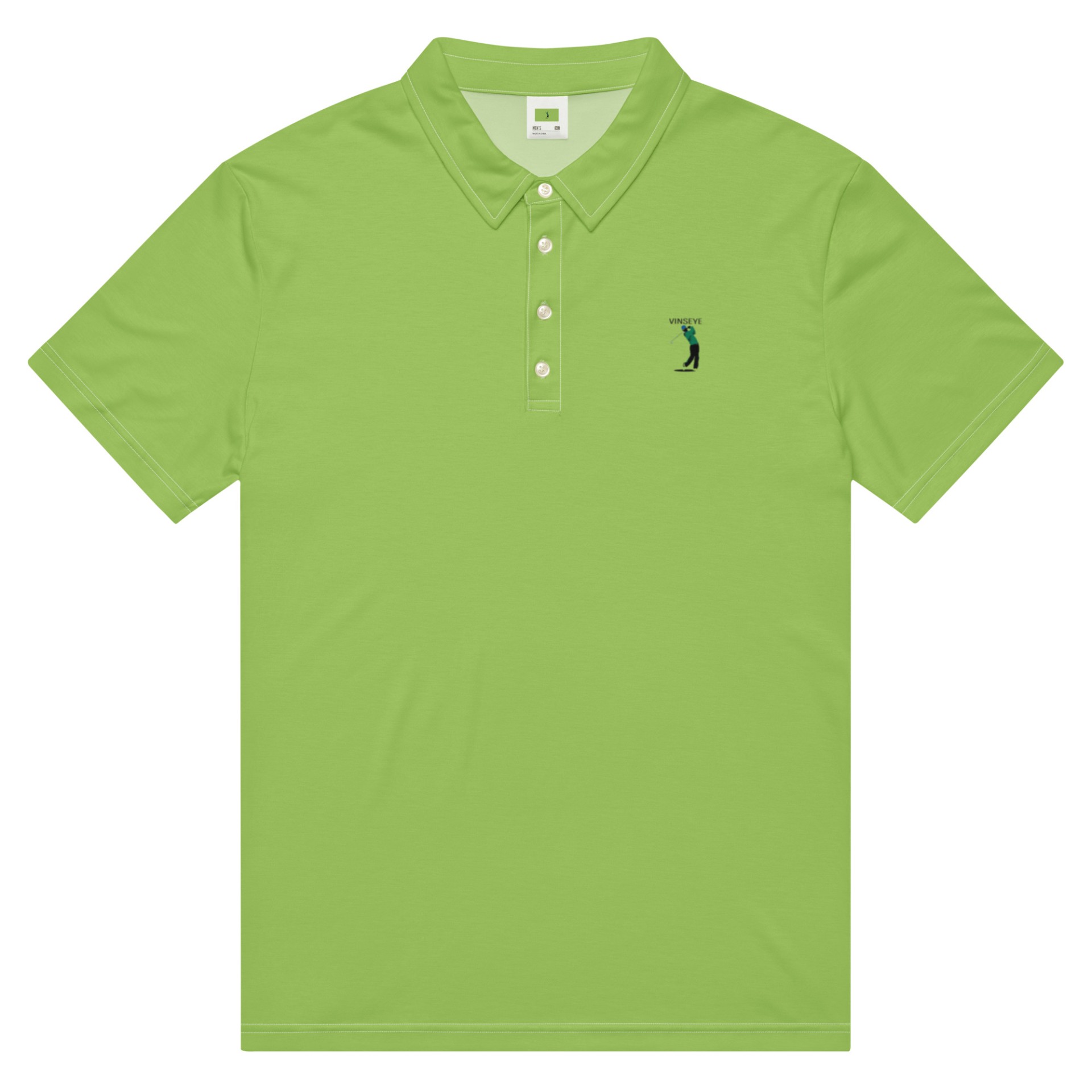 Polo cintré homme Street golfer conifer Vinseye-influensse