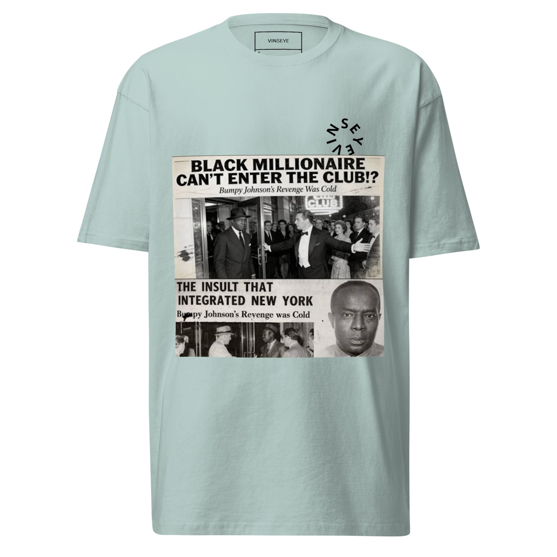 Tee homme épais Black Millionaire agave Vinseye-influensse