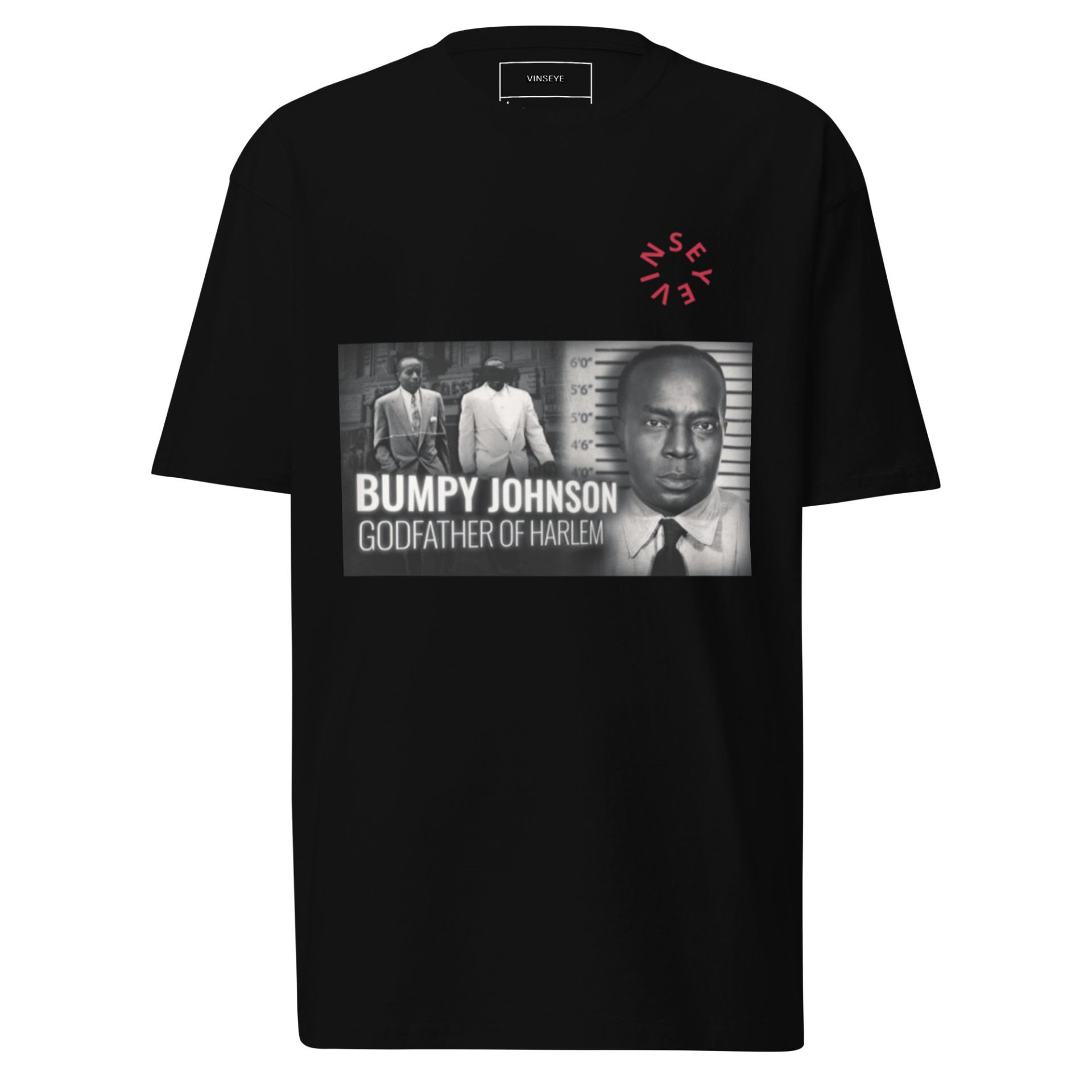 Tee homme épais God Father noir Vinseye-influensse