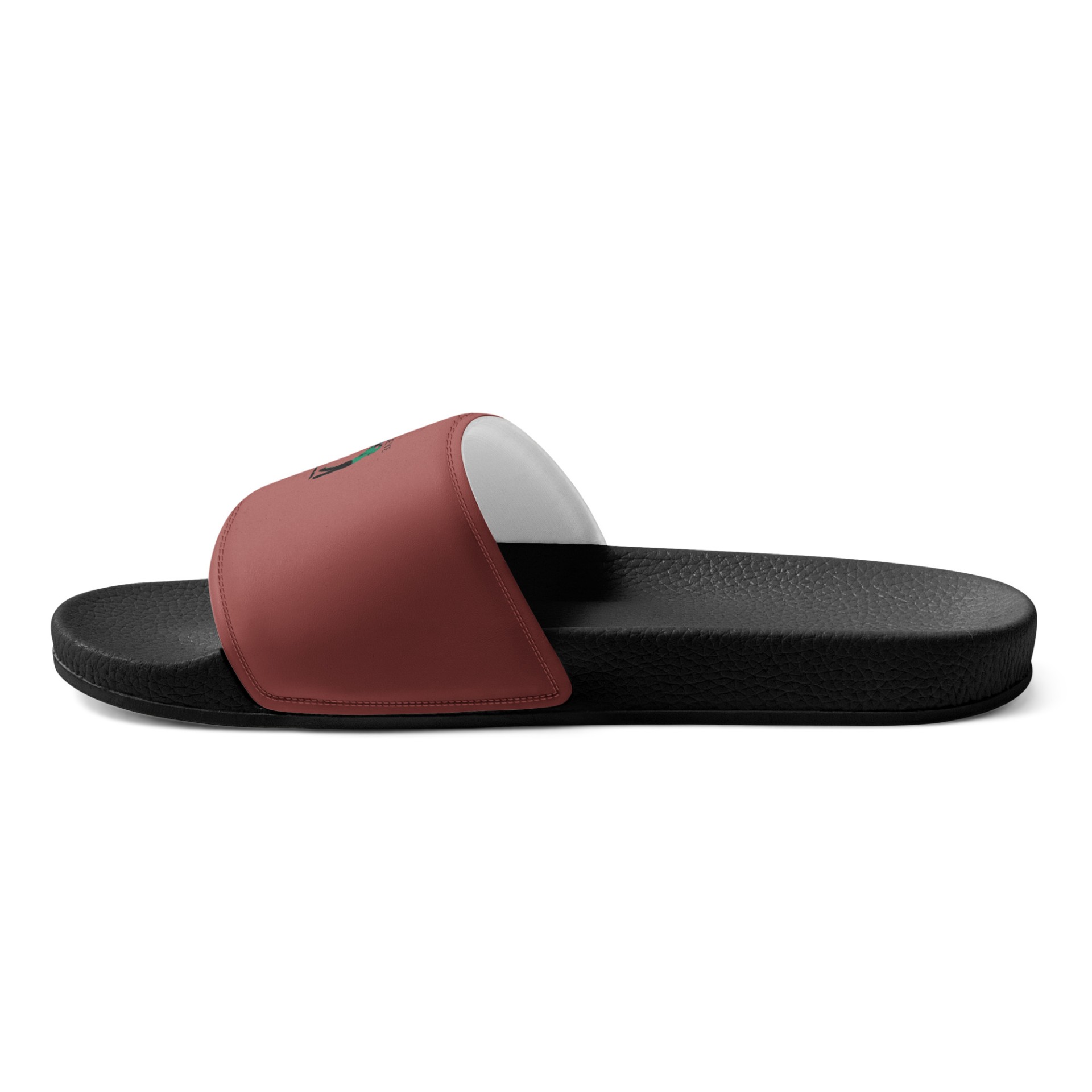 Claquettes homme Street golfer Roof terracotta noir Vinseye-influensse