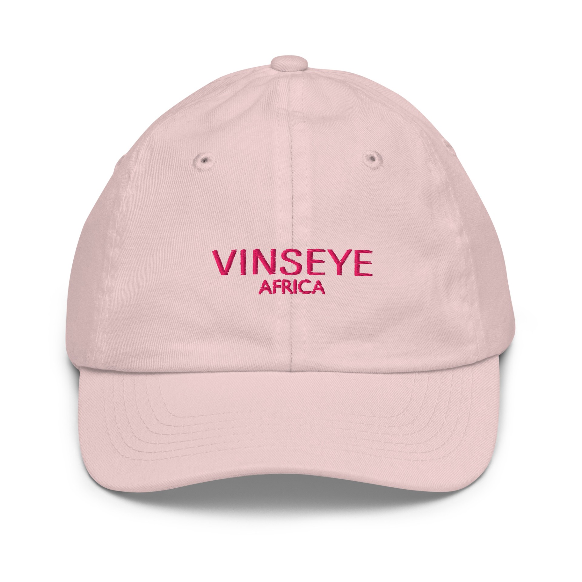 Casquette baseball adolescent logo rose clair Vinseye Africa-influensse