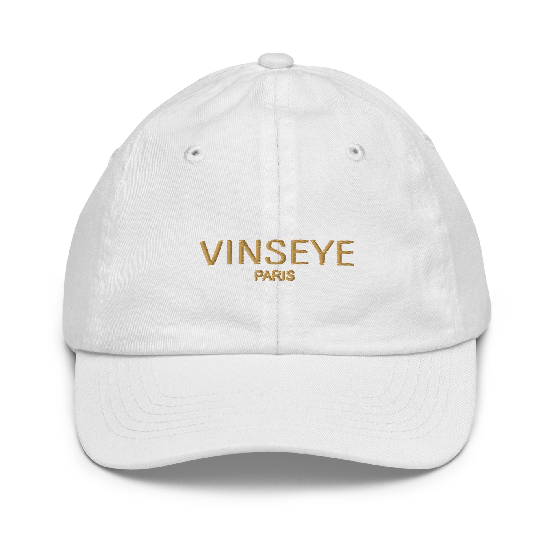 Casquette baseball adolescent logo blanc Vinseye Paris-influensse