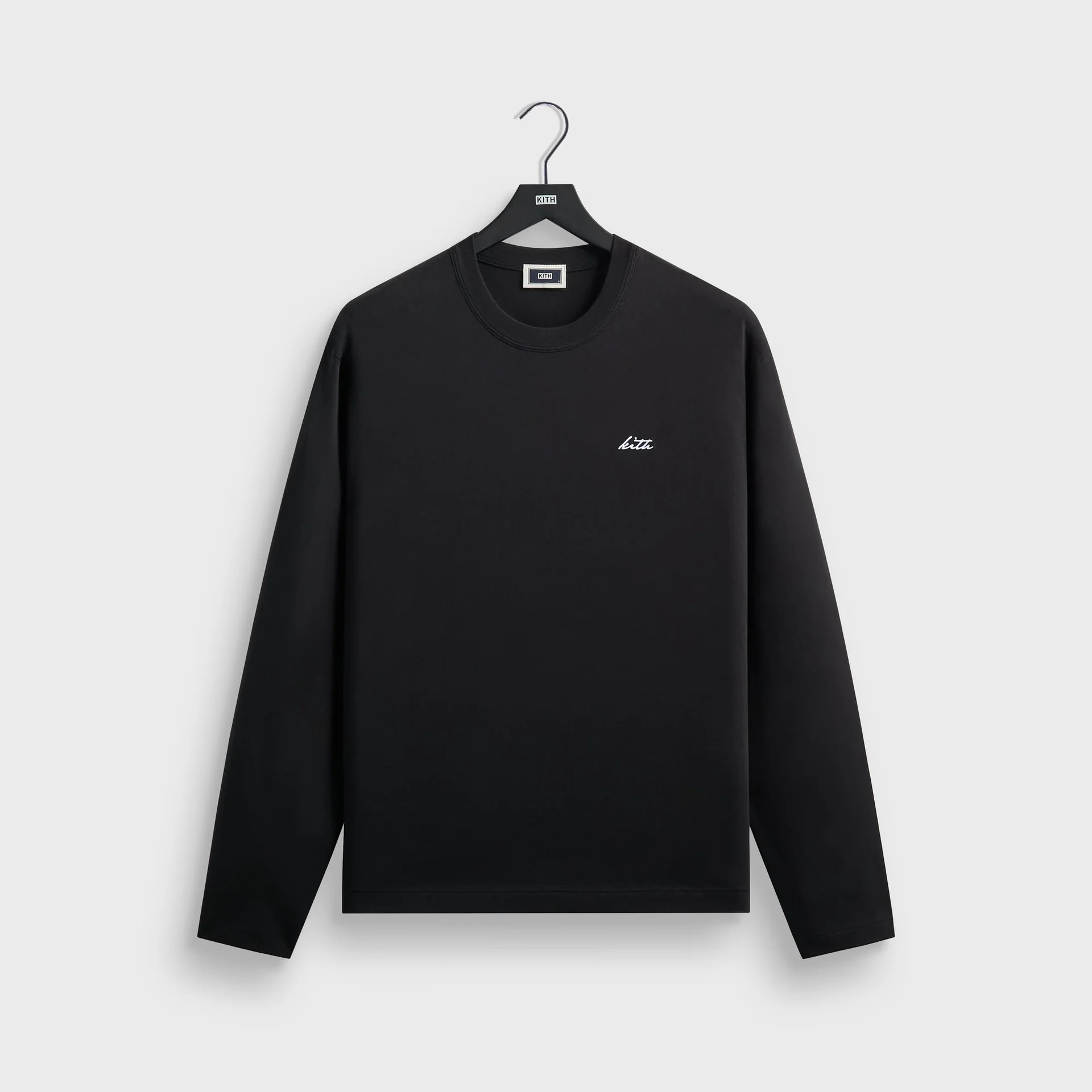 Tee manches longues noir Kith Alex Boxy-influensse