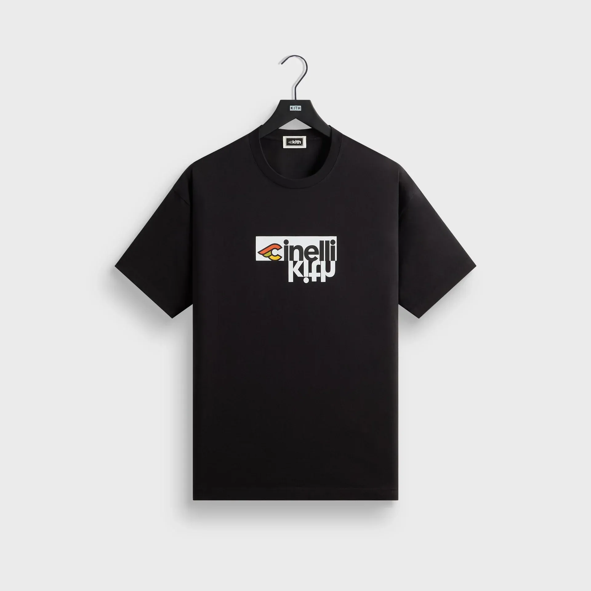 T-shirt Upside Down noir Kith x Cinelli-influensse