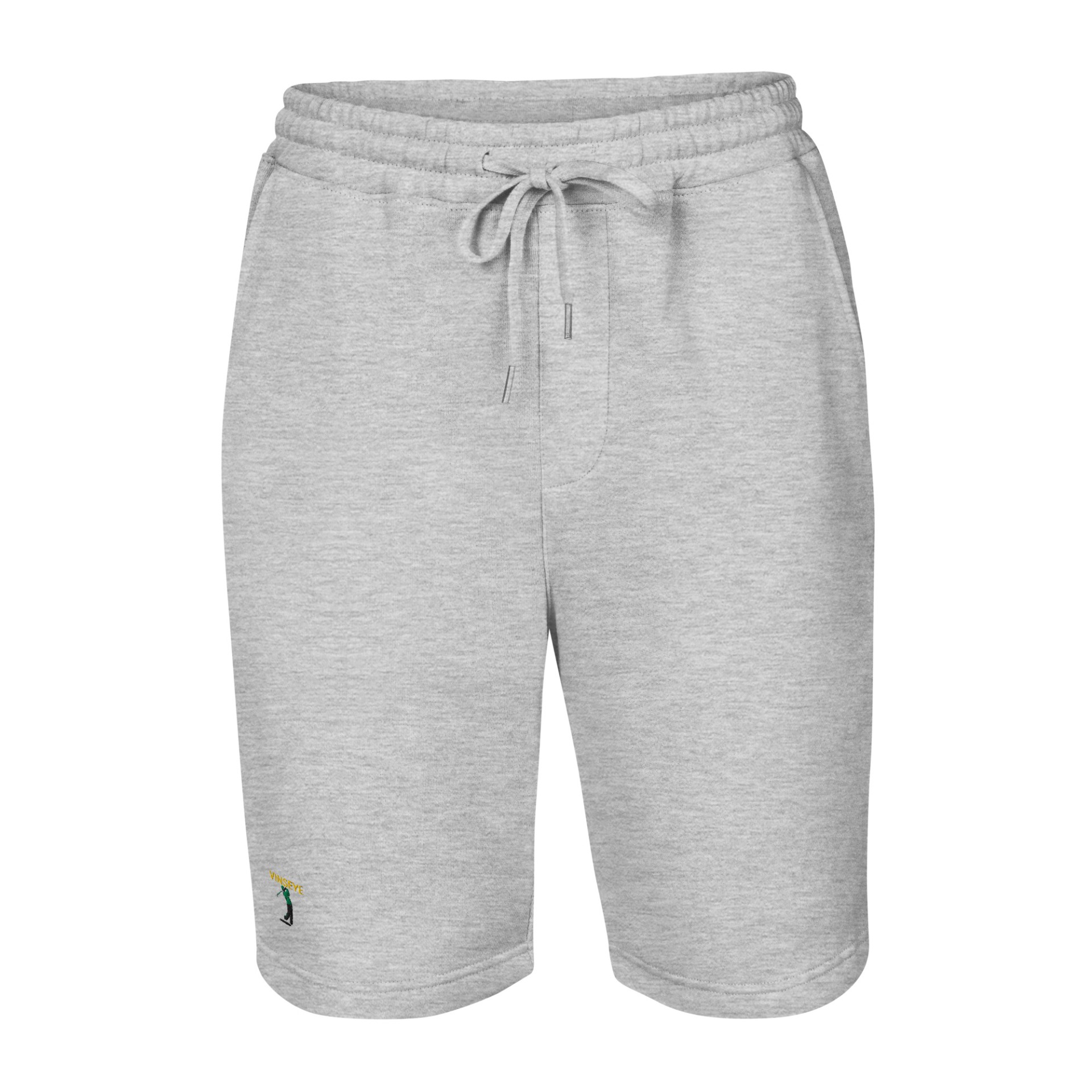 Short Homme molleton brodé Street golfer gris Vinseye-influensse