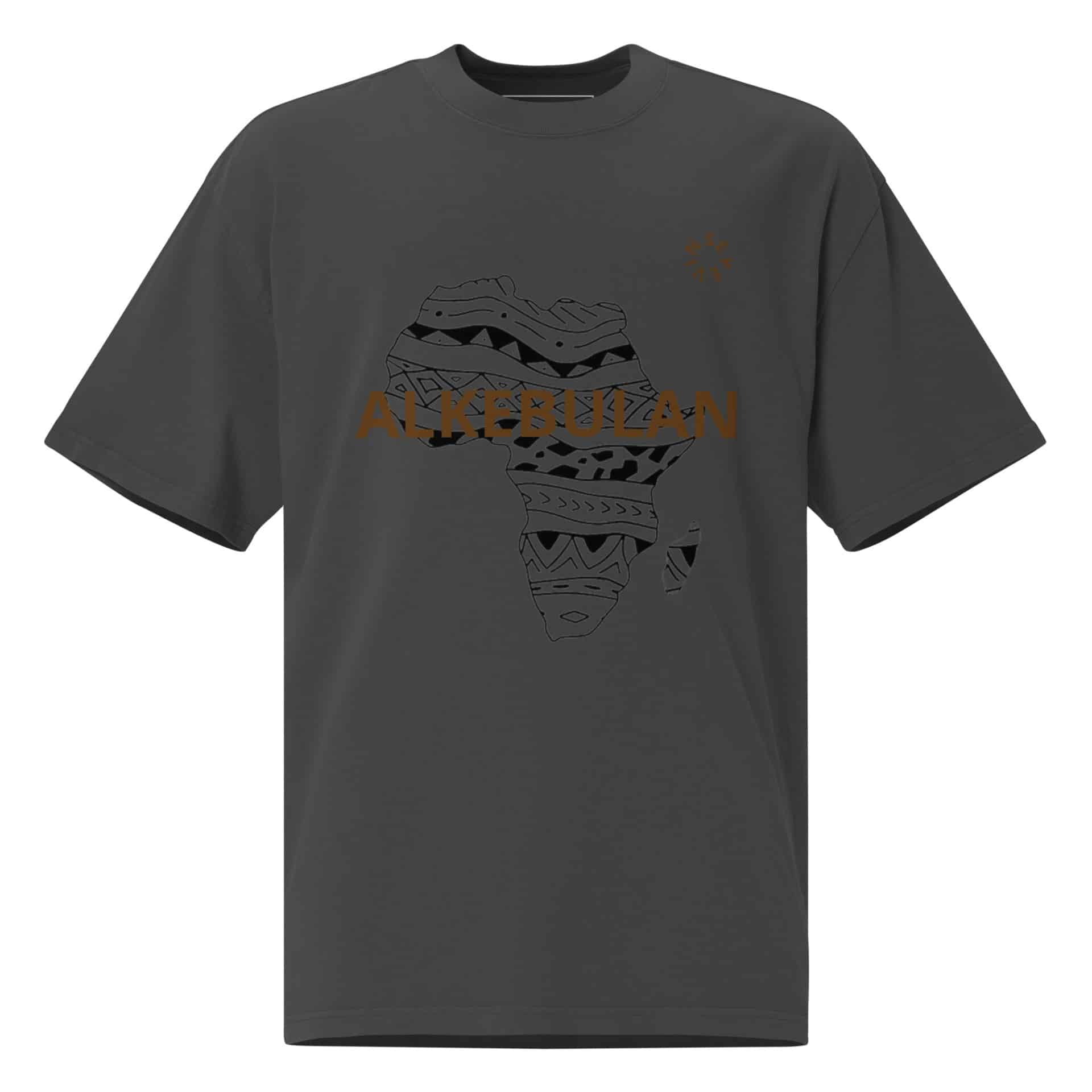 T-shirt Oversized Age Of Aquarius Faded black Vinseye-influensse