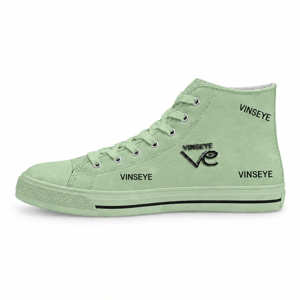 Sneaker High Top Insoumi cuir grainé tara Vinseye-influensse