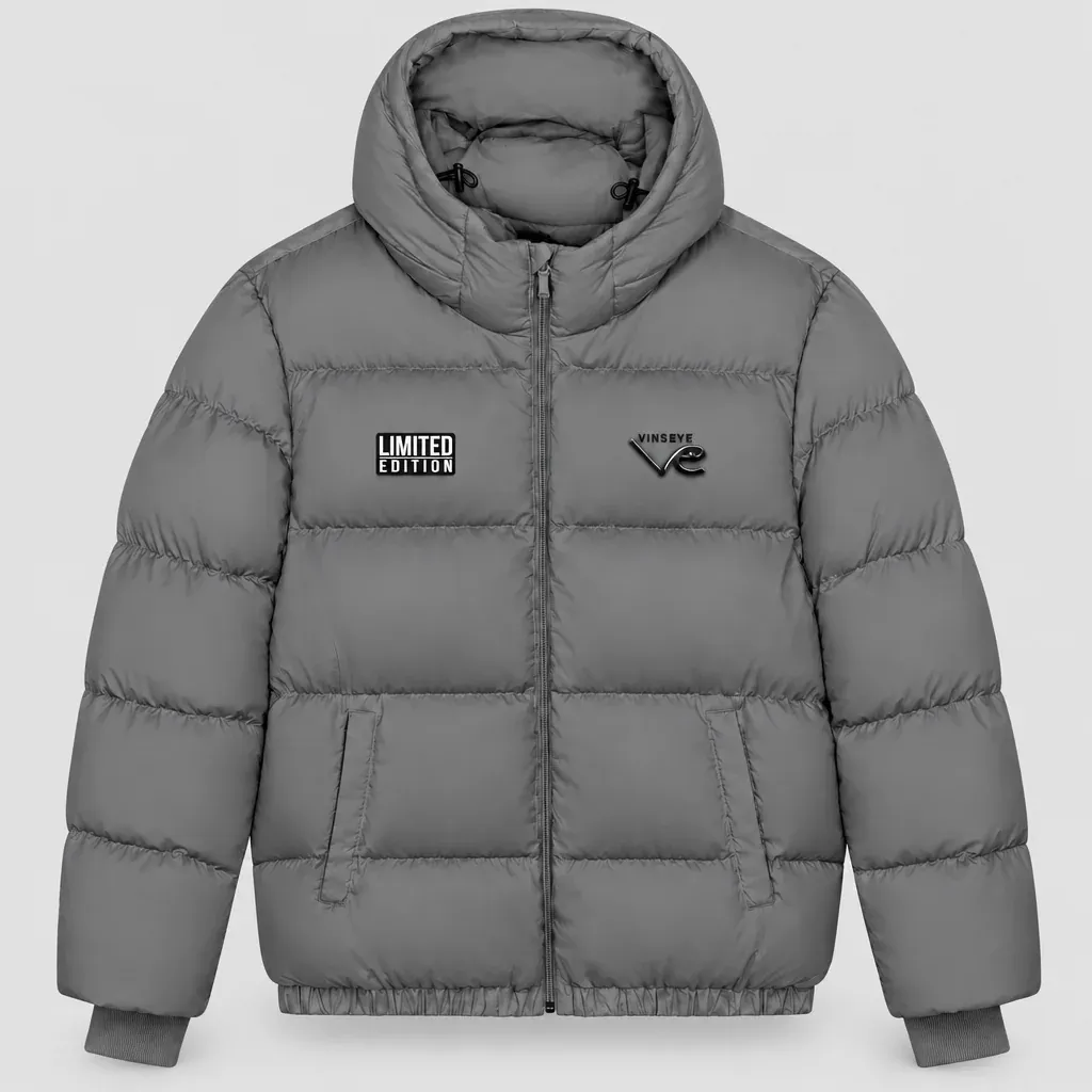 Doudoune à capuche Puffer LTD gris Vinseye-influensse