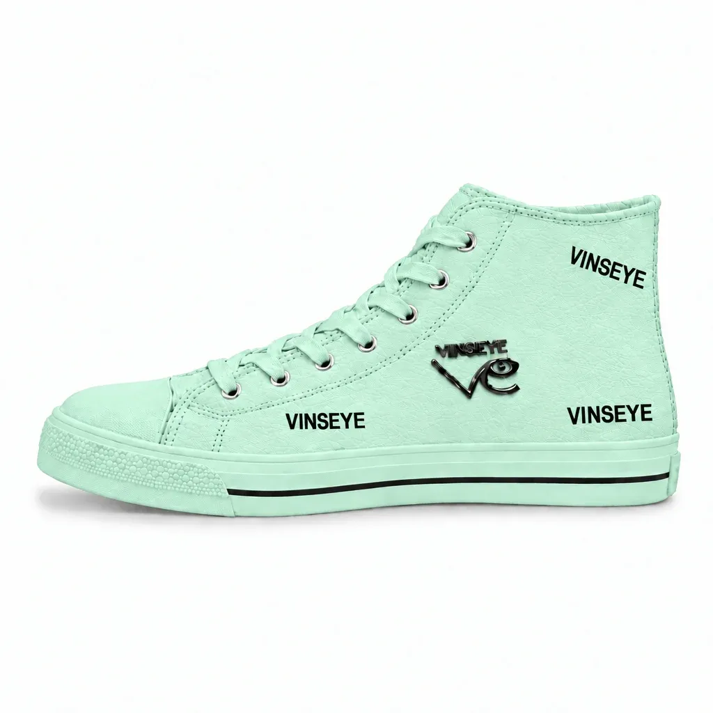 Sneaker High Top Insoumi cuir grainé humming bird Vinseye-influensse