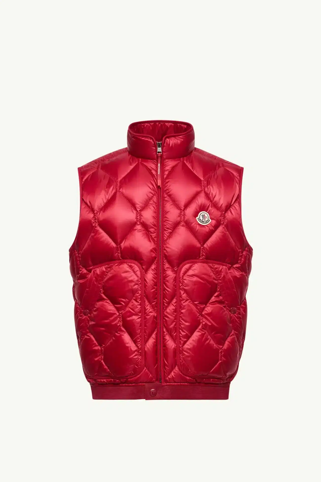 Doudoune sans manches Erelia rouge foncé Moncler-influensse