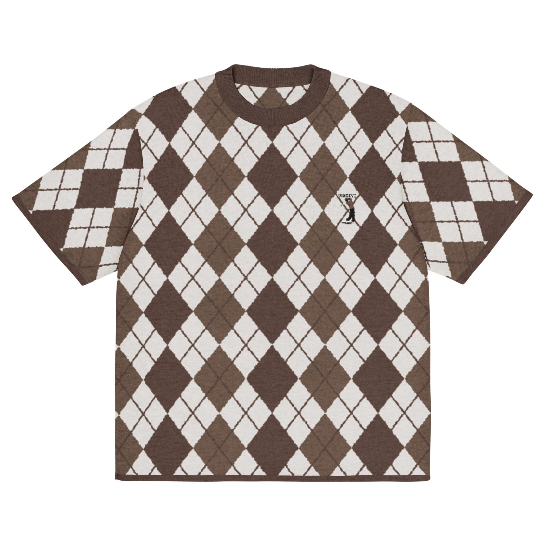 Tee tricot classic street Golfer toffee terre Vinseye-influensse