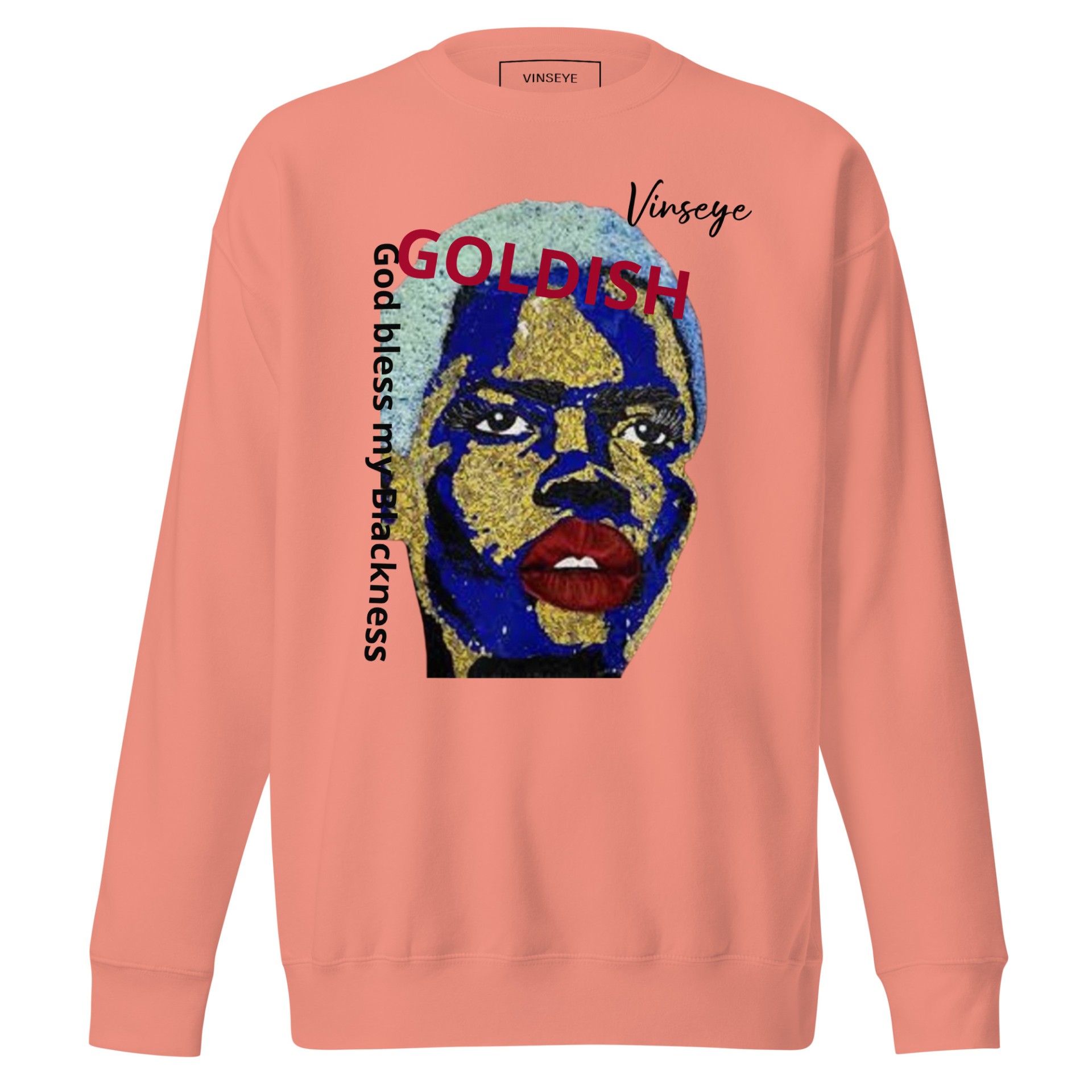 Sweat luxe God bless my blackness dusty rose Vinseye-influensse
