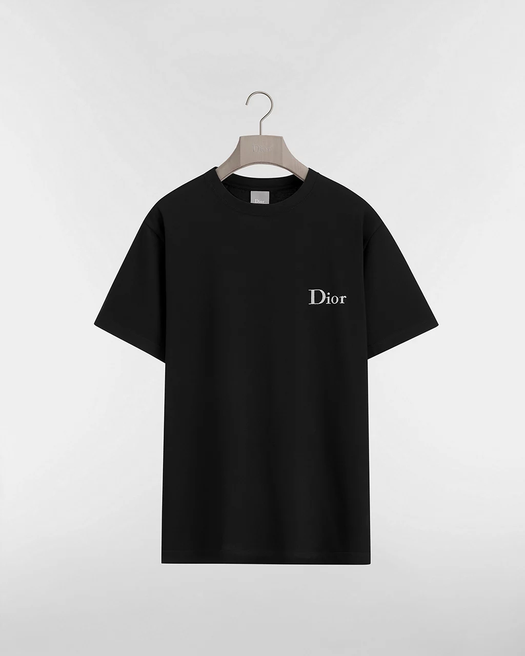 T-shirt Relax Signature jersey coton noir Dior-influensse