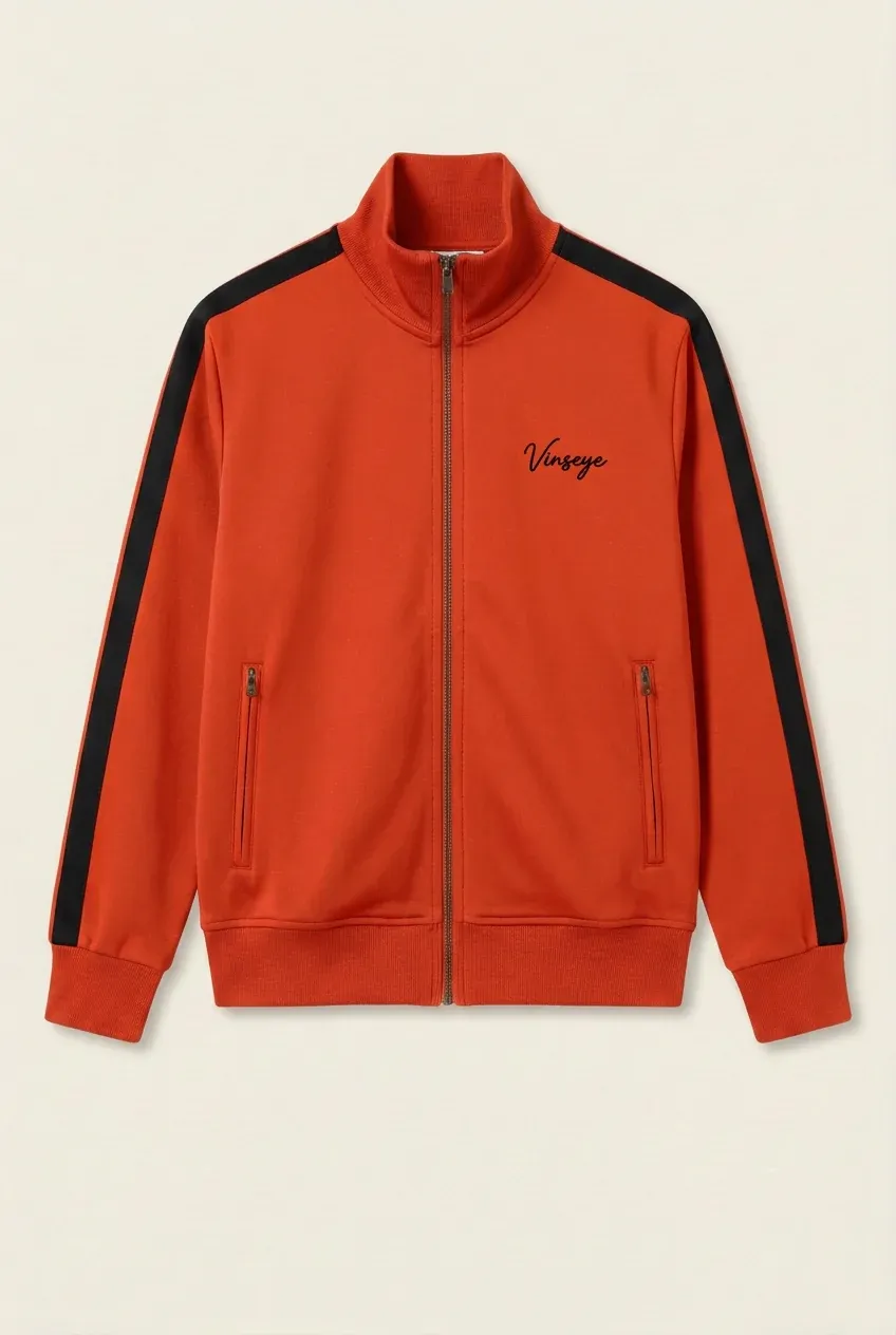 Ensemble survêtement luxe Signature outrageous orange Vinseye-influensse