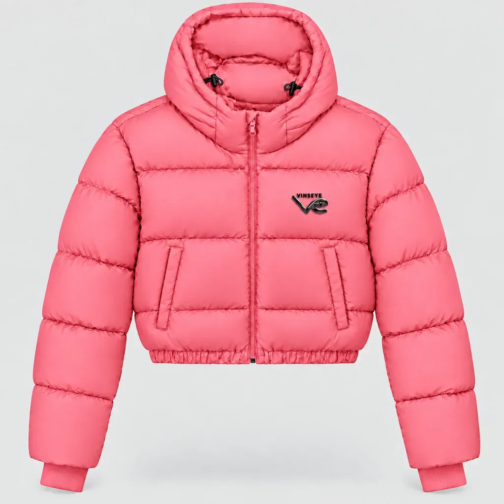 Doudoune à capuche cropped Puffer LTD froly Vinseye-influensse