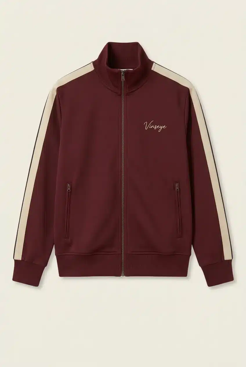 Ensemble survêtement luxe Signature bordeaux Vinseye-influensse