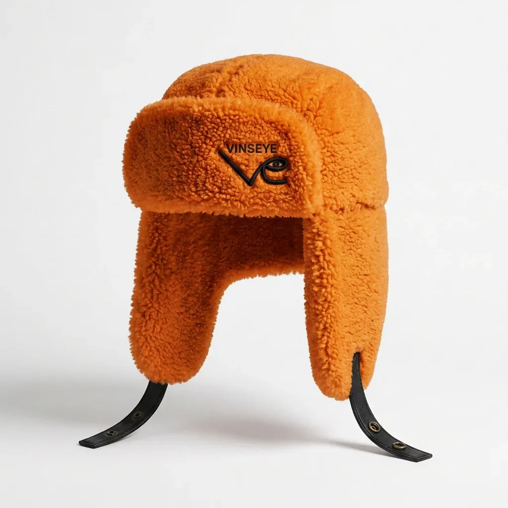 Chapka en peau de mouton mango tango Vinseye-influensse
